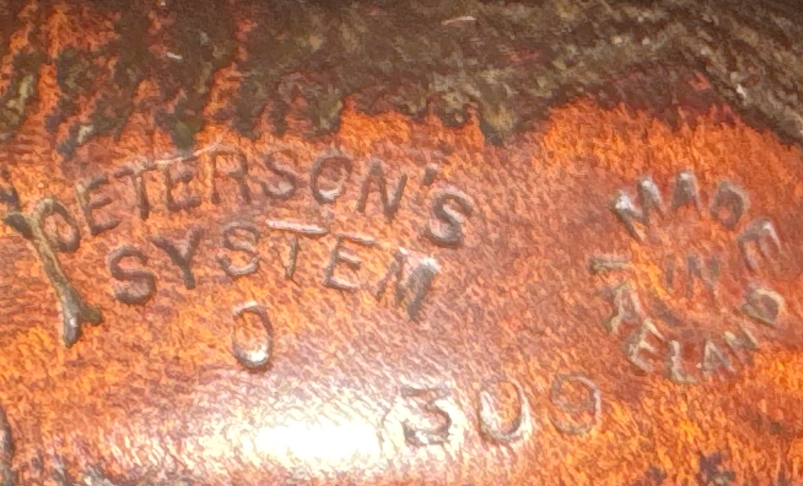 Peterson's System 309 Sandblast Large Bent Dutch, Made in Ireland Circle, Pre-Republic c.1945-1947, Nickel Band, P-Lip 11