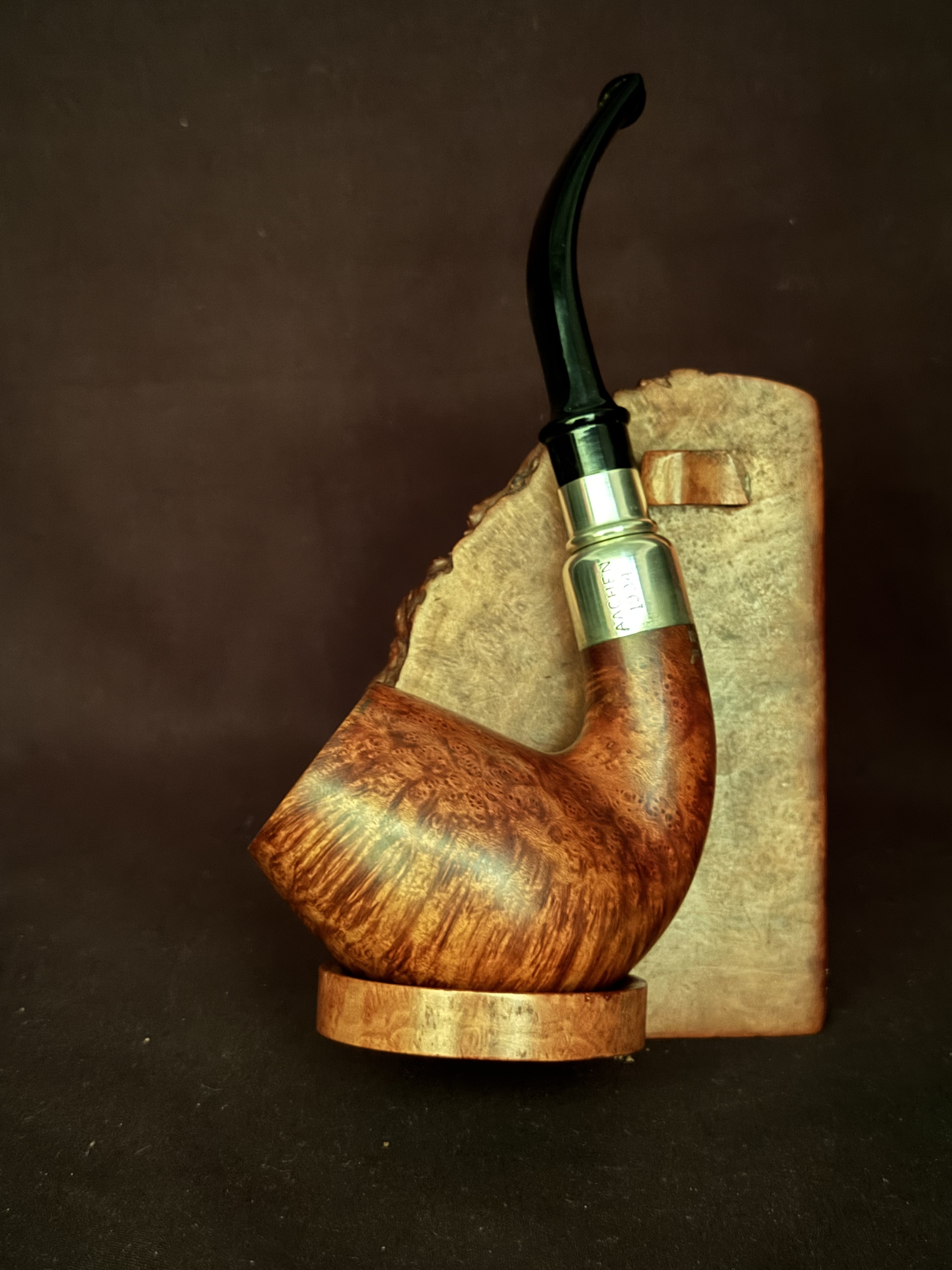 1994 Schneiderwind Jahrespfeife Sterling Silver Spigot Aachen Est 1846 Estate Pipe 2