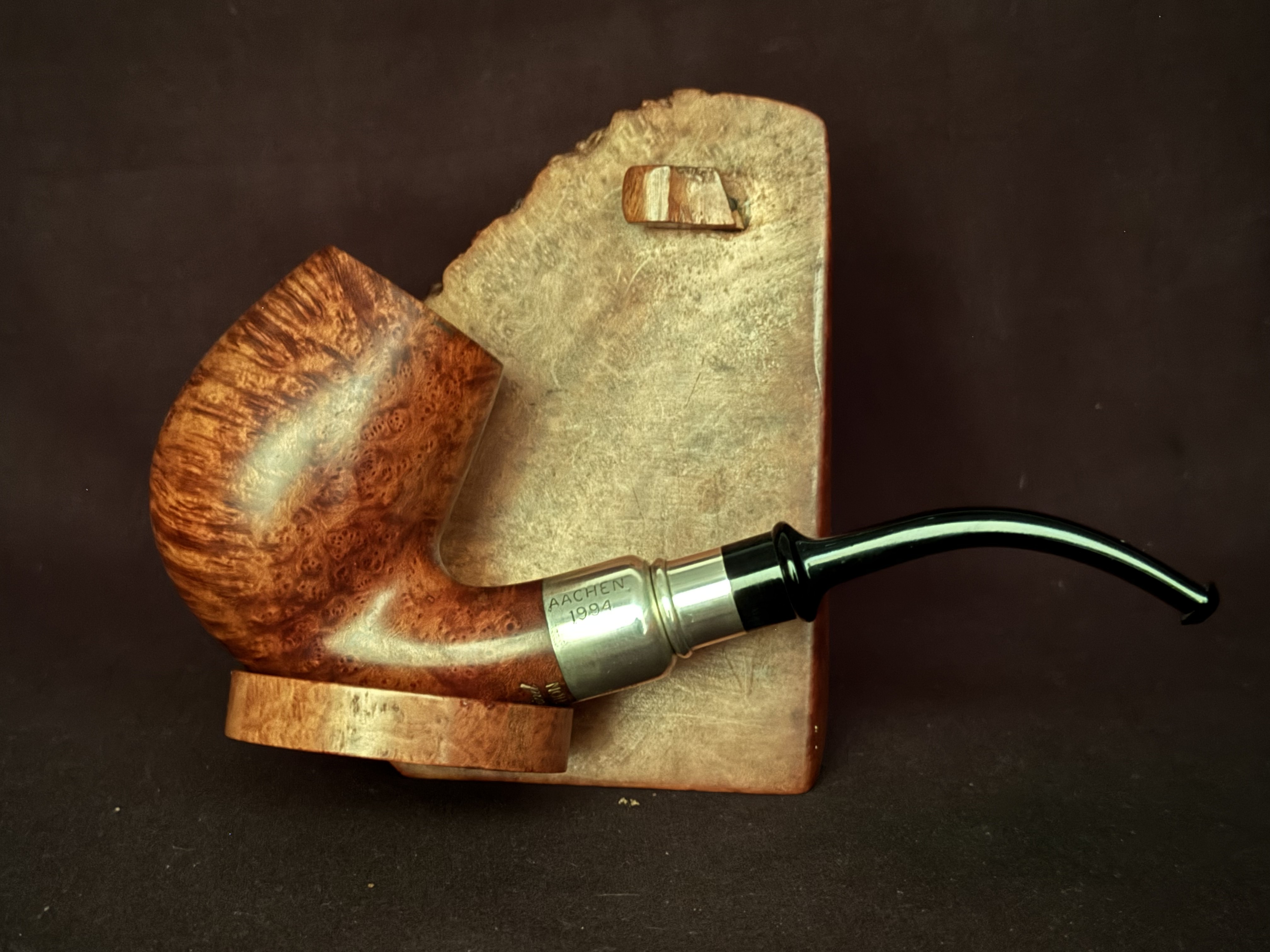 1994 Schneiderwind Jahrespfeife Sterling Silver Spigot Aachen Est 1846 Estate Pipe 3