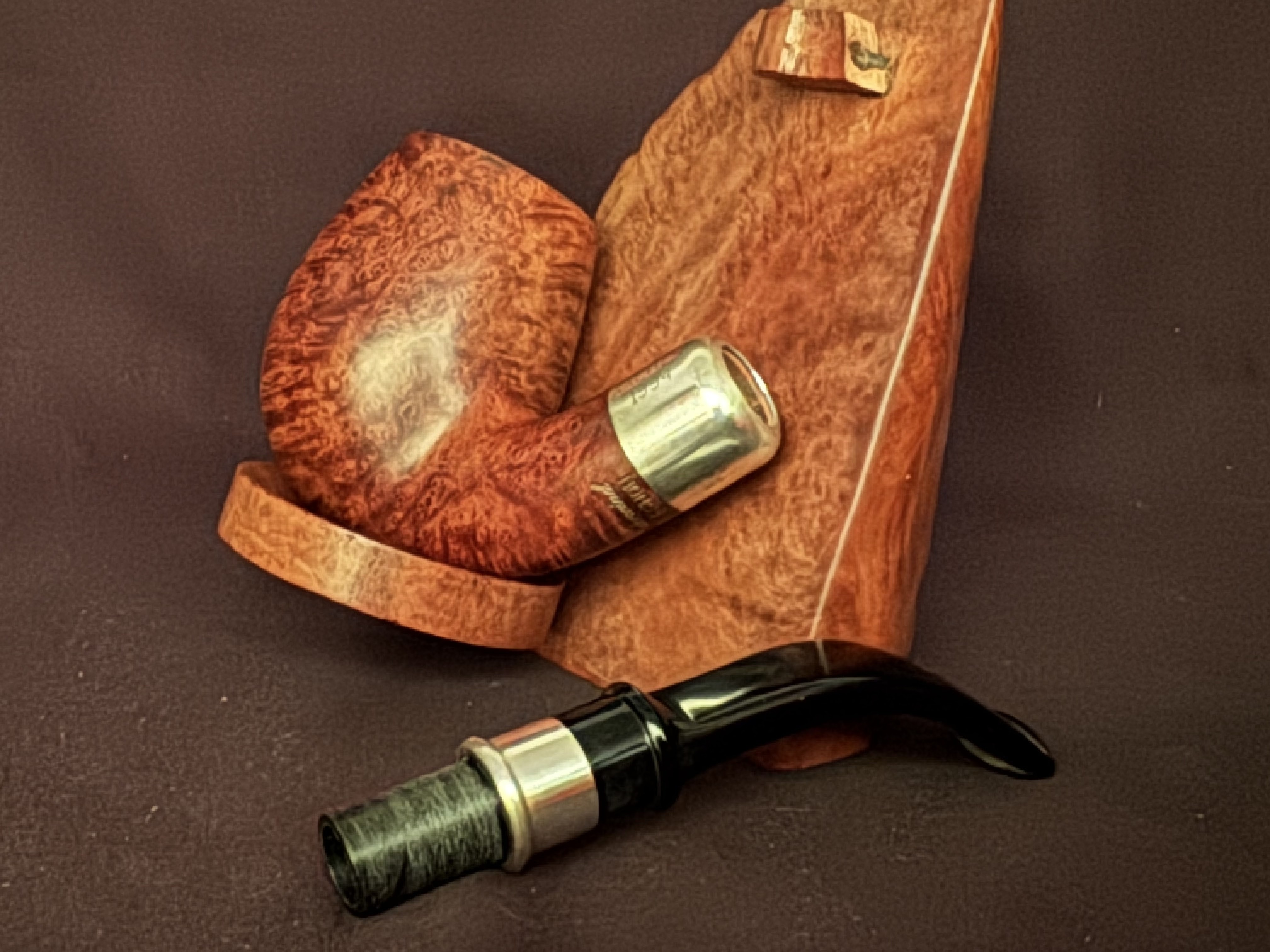 1994 Schneiderwind Jahrespfeife Sterling Silver Spigot Aachen Est 1846 Estate Pipe 9