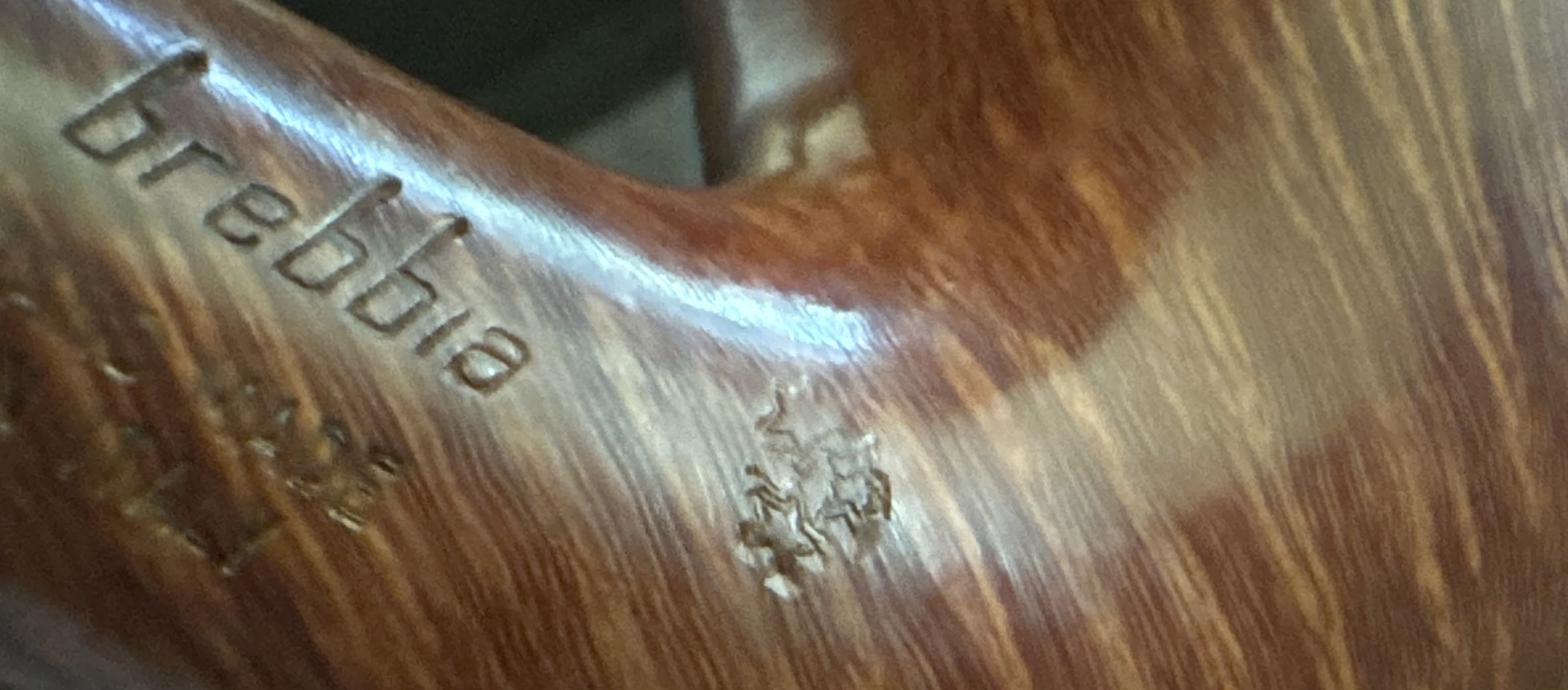 1997 Schneiderwind Jahrespfeife Brebbia Pura Bent Billiard Sterling Silver Cap Unsmoked 17