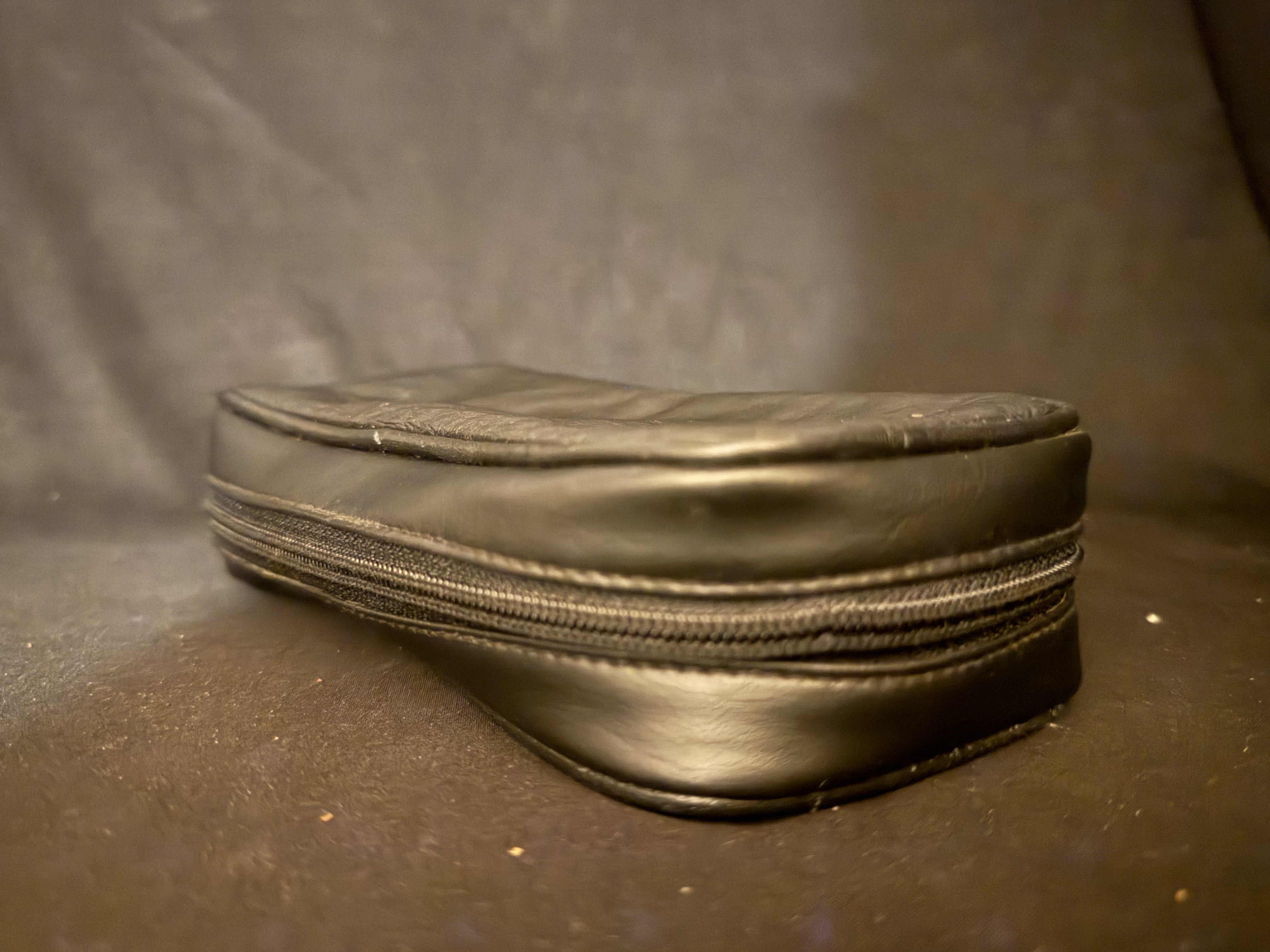 Genuine Soft Black Leather Pipe Bag for 2 Pipes, Accessories and Tobacco Tin 4