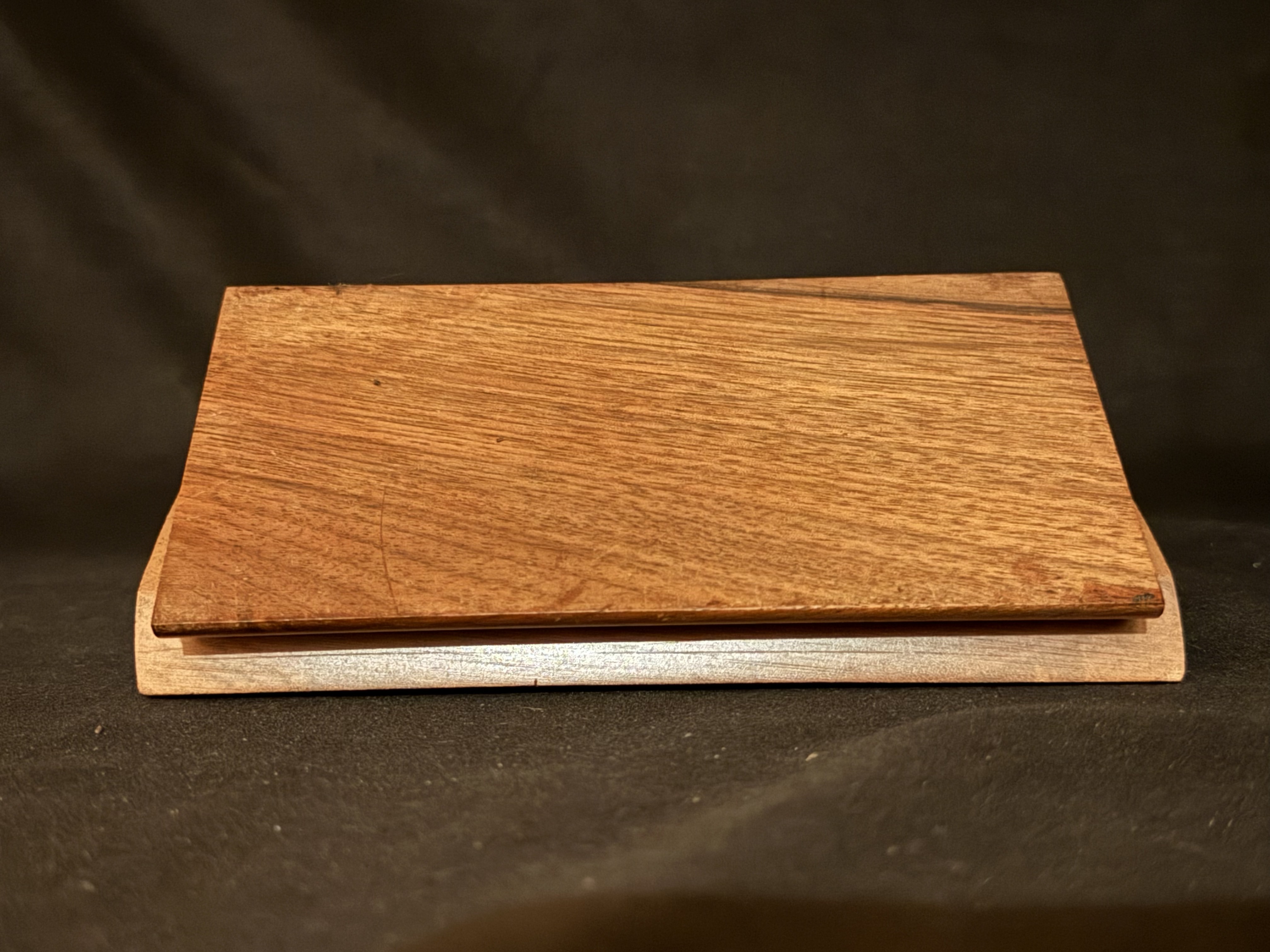 Wooden Pipe Stand for 3 Pipes, Natural Wood Finish, Slanted Rack 6
