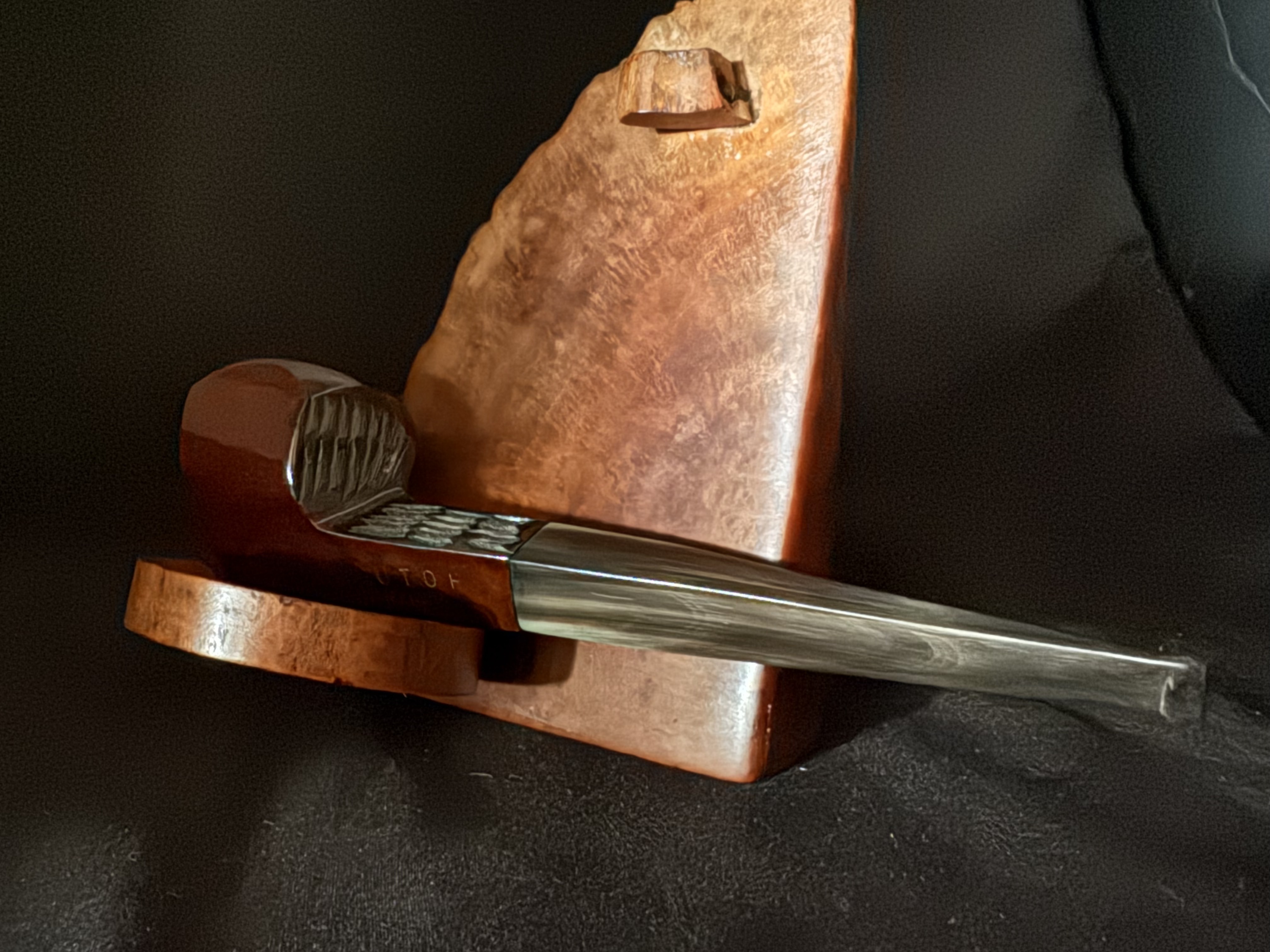 Admiral Bruyere Hexagonal Vest Pocket Pipe - Bakelite Stem 8