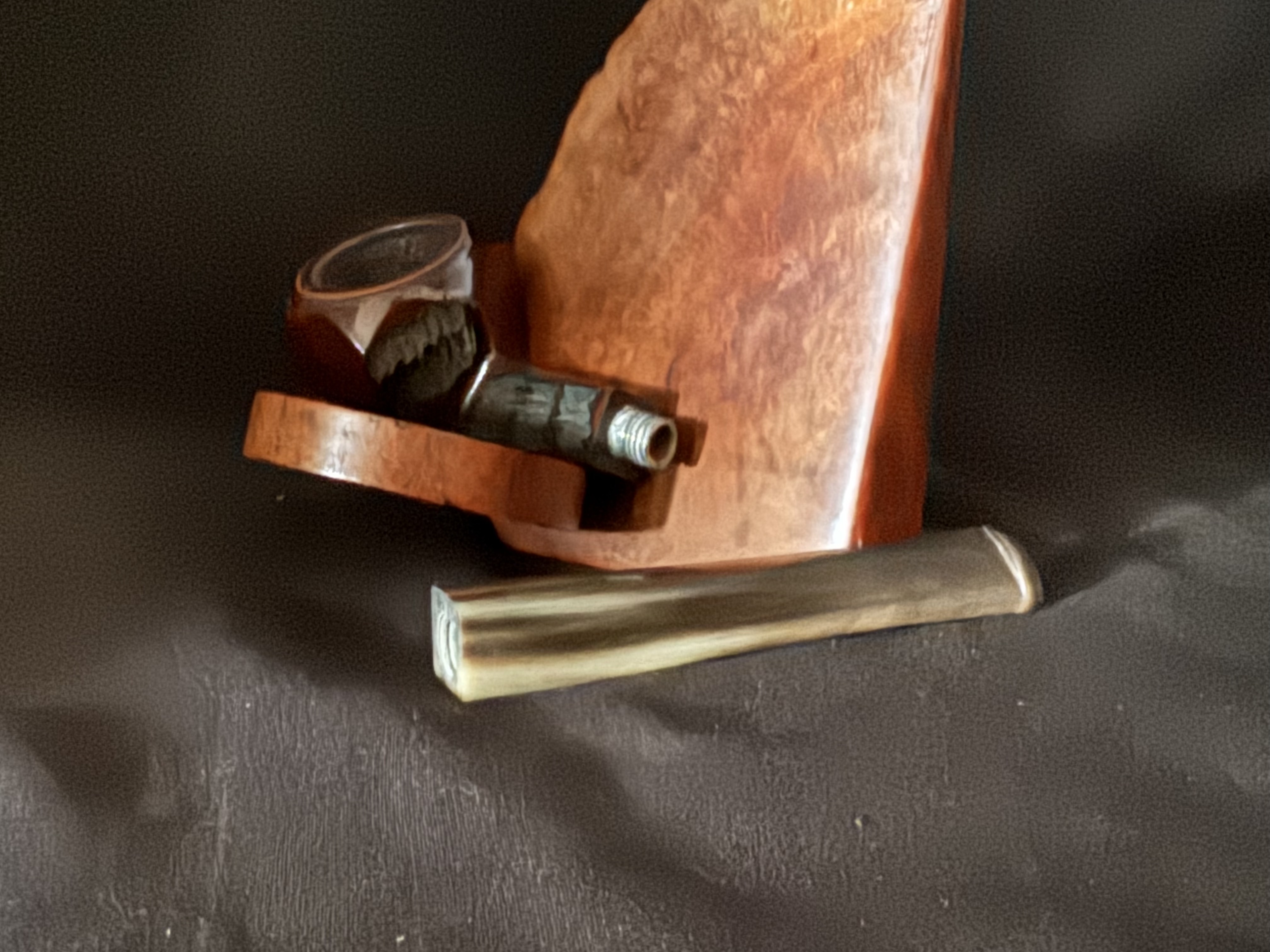Admiral Bruyere Hexagonal Vest Pocket Pipe - Bakelite Stem 9