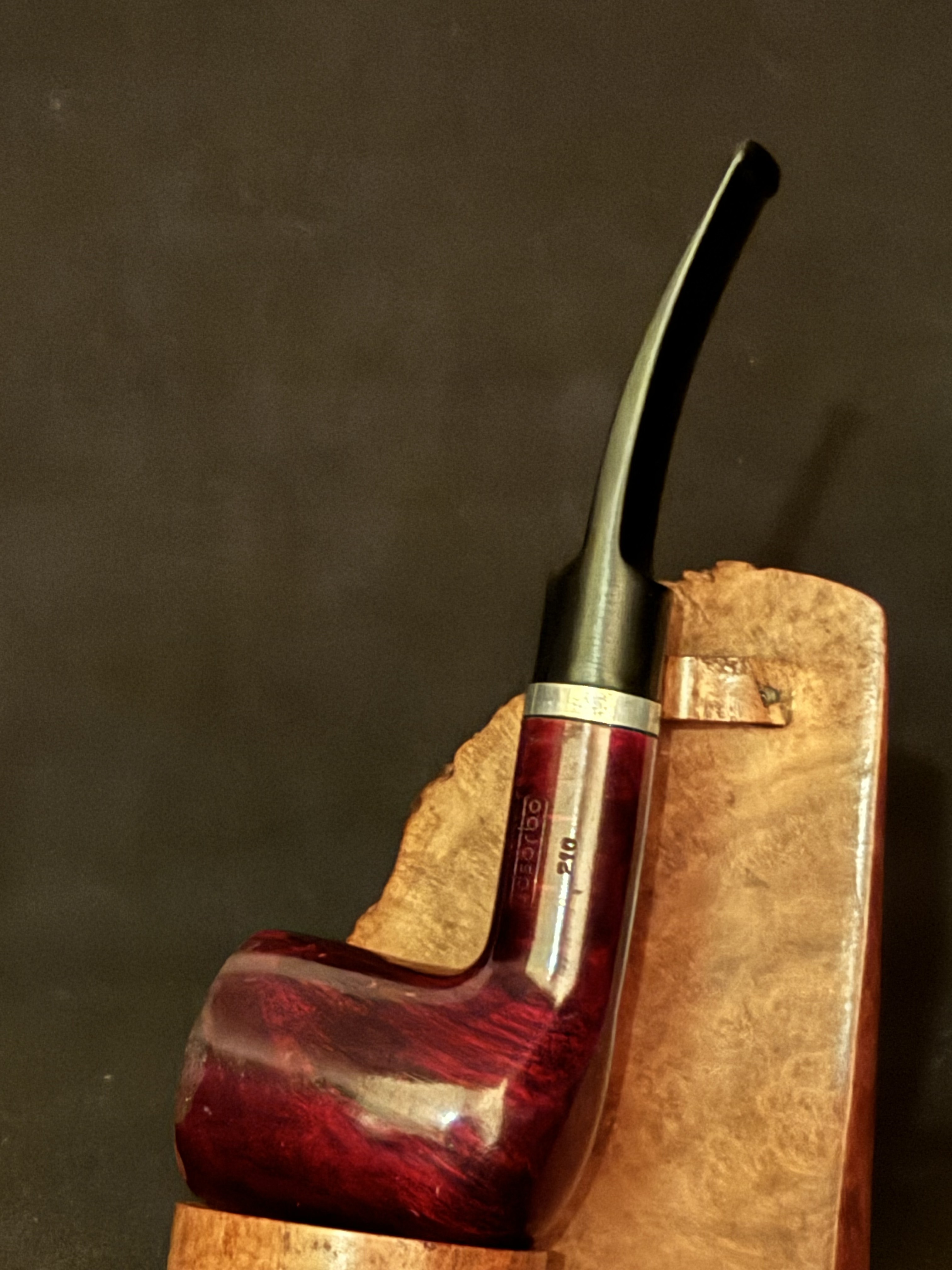 Adsorba 210 Reddish Smooth Straight Billiard Estate Pipe 5