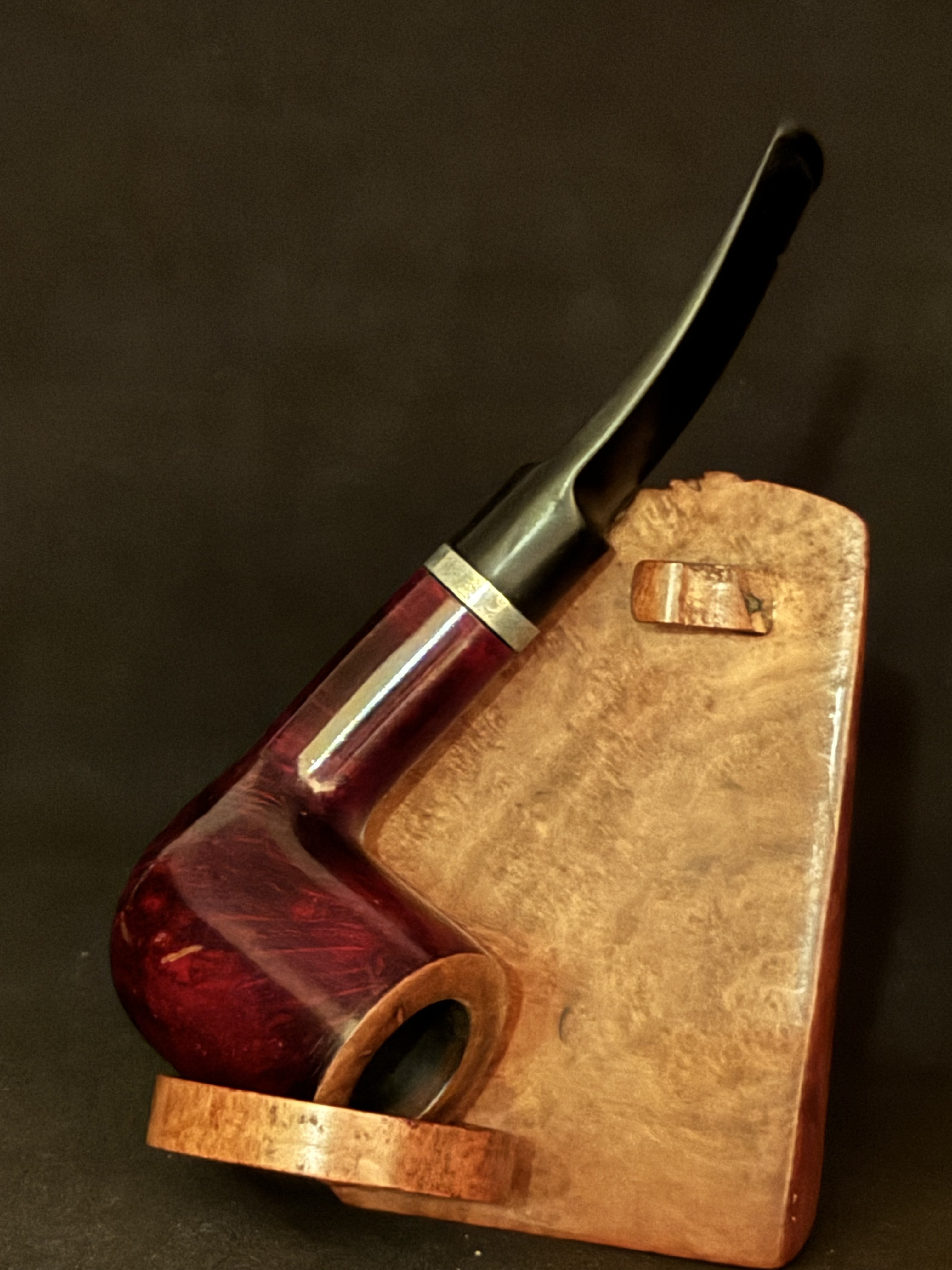 Adsorba 210 Reddish Smooth Straight Billiard Estate Pipe 6