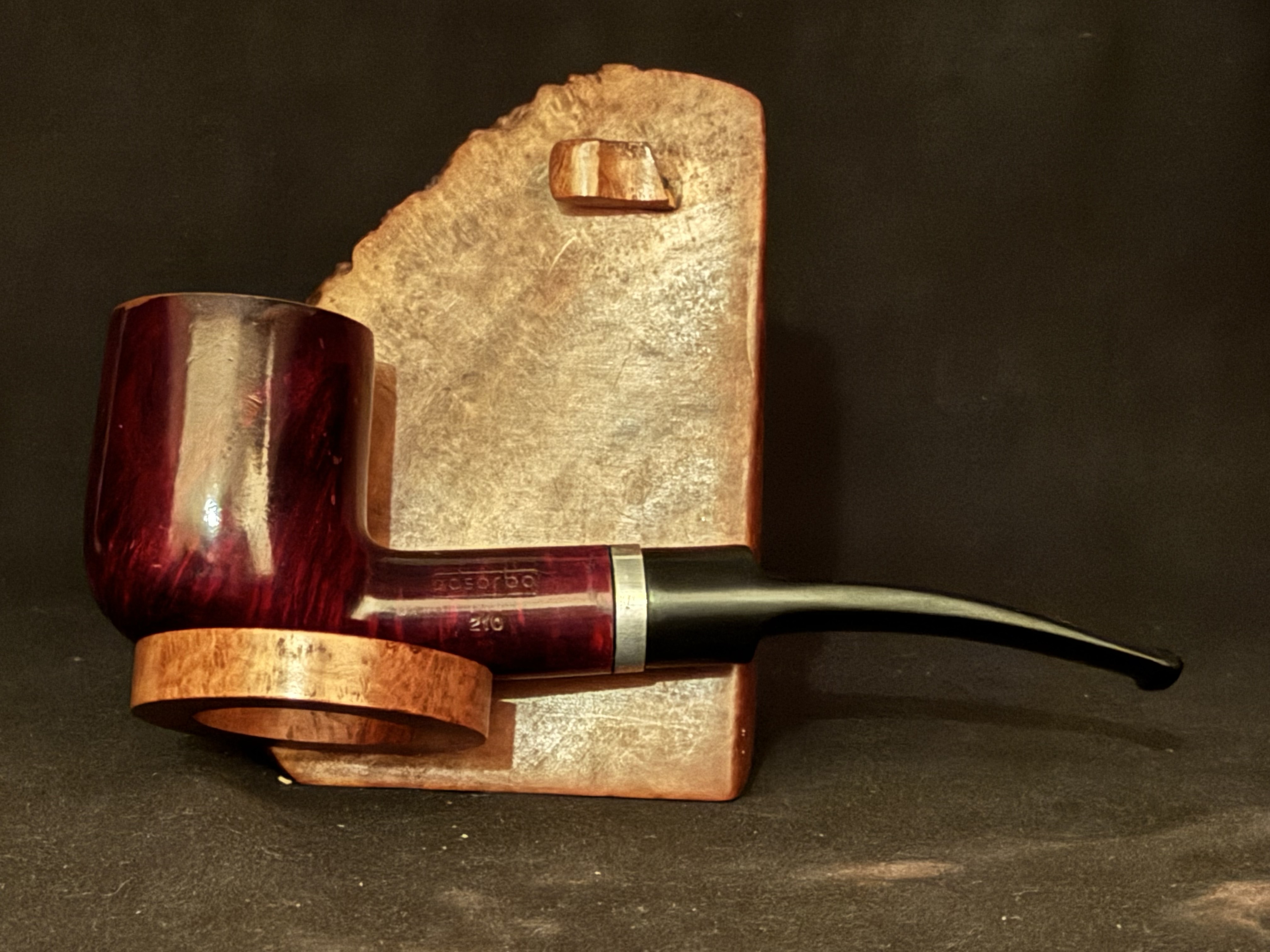 Adsorba 210 Reddish Smooth Straight Billiard Estate Pipe 7