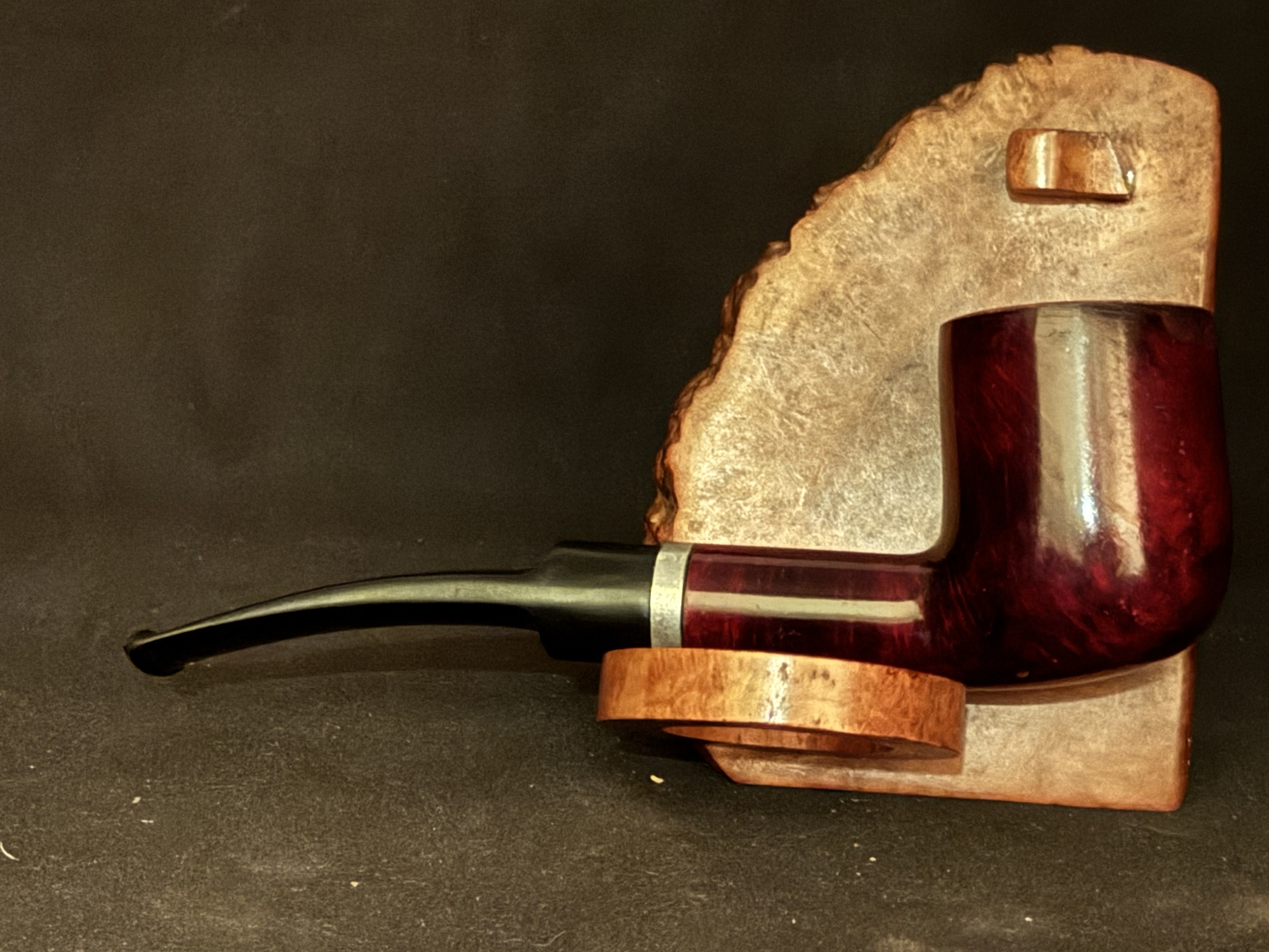 Adsorba 210 Reddish Smooth Straight Billiard Estate Pipe 8