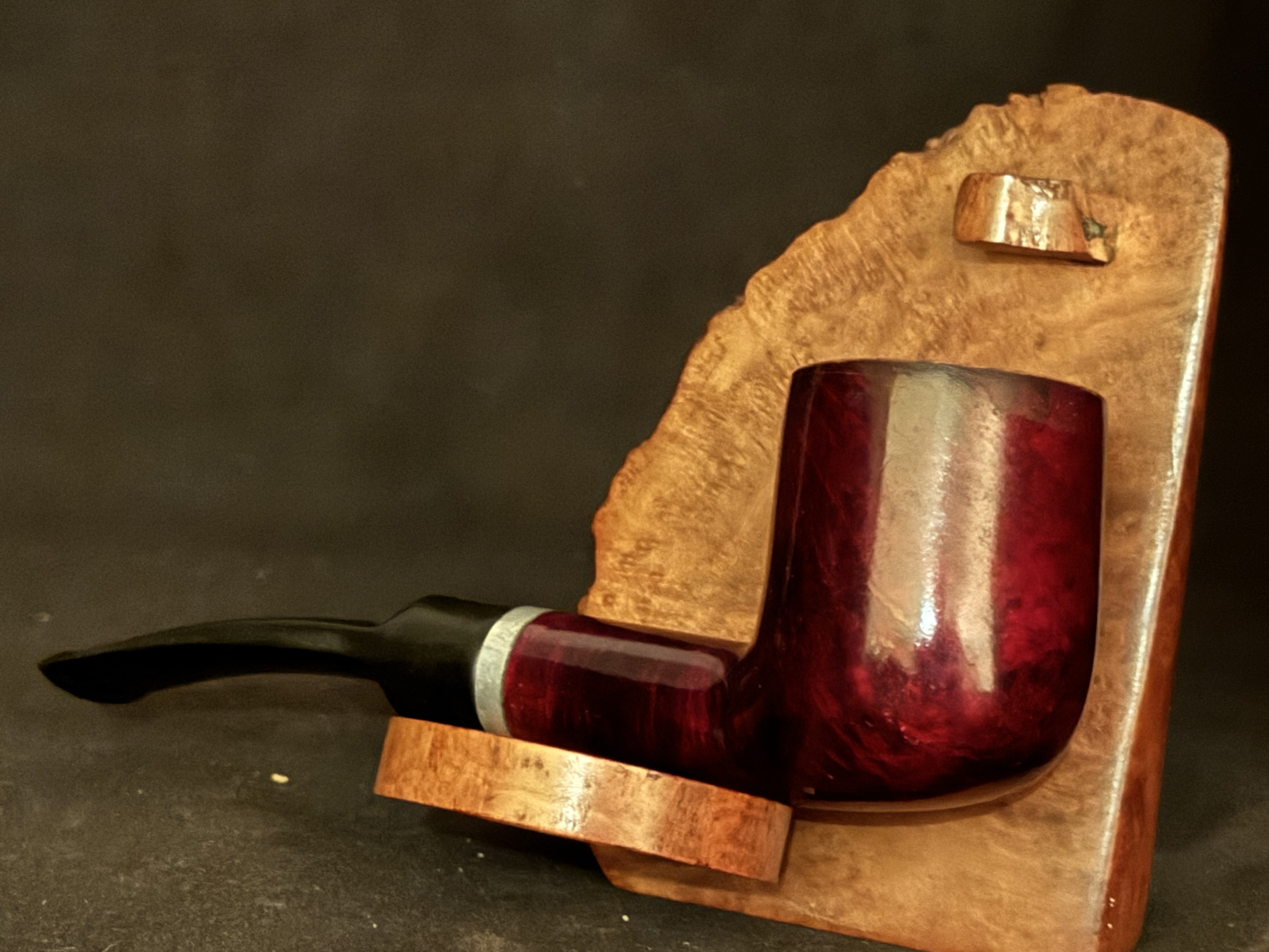 Adsorba 210 Reddish Smooth Straight Billiard Estate Pipe 10