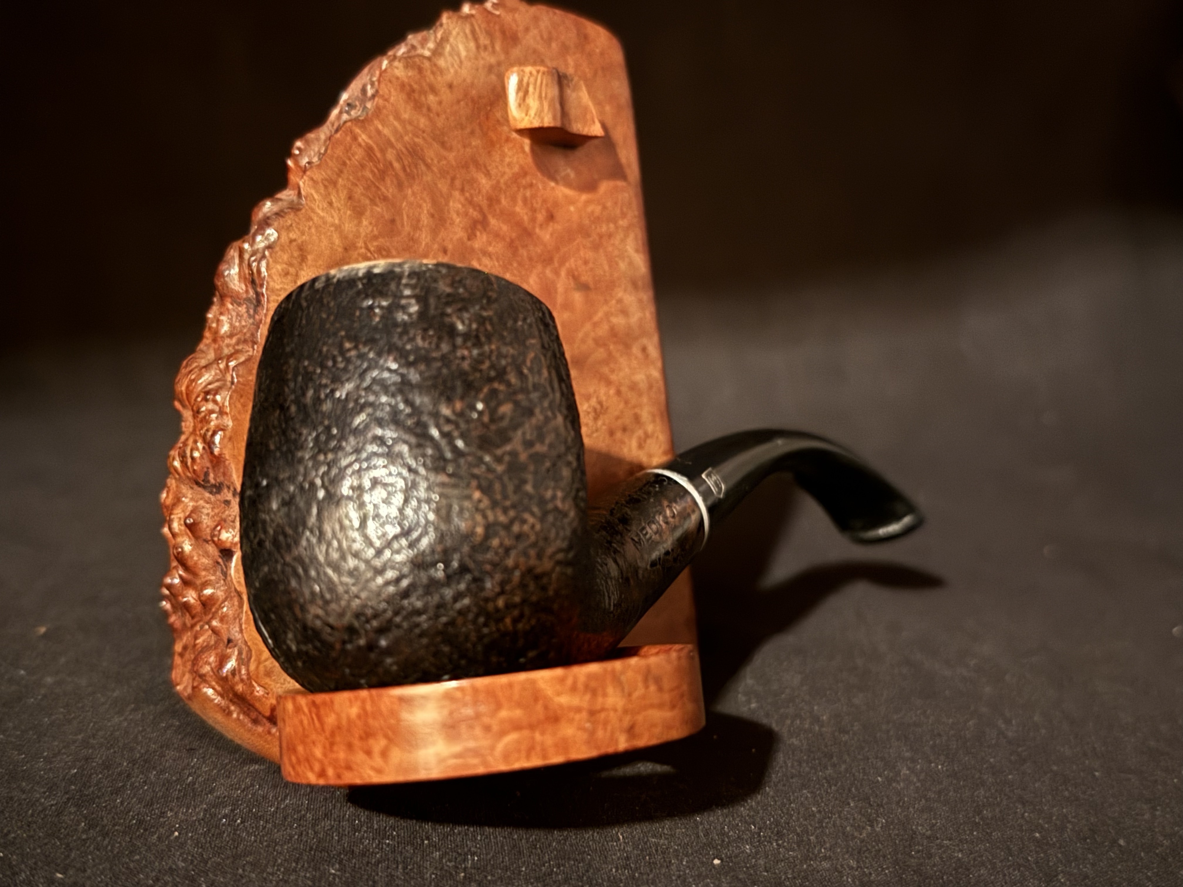 American Estate Medico sandblast bent billiard