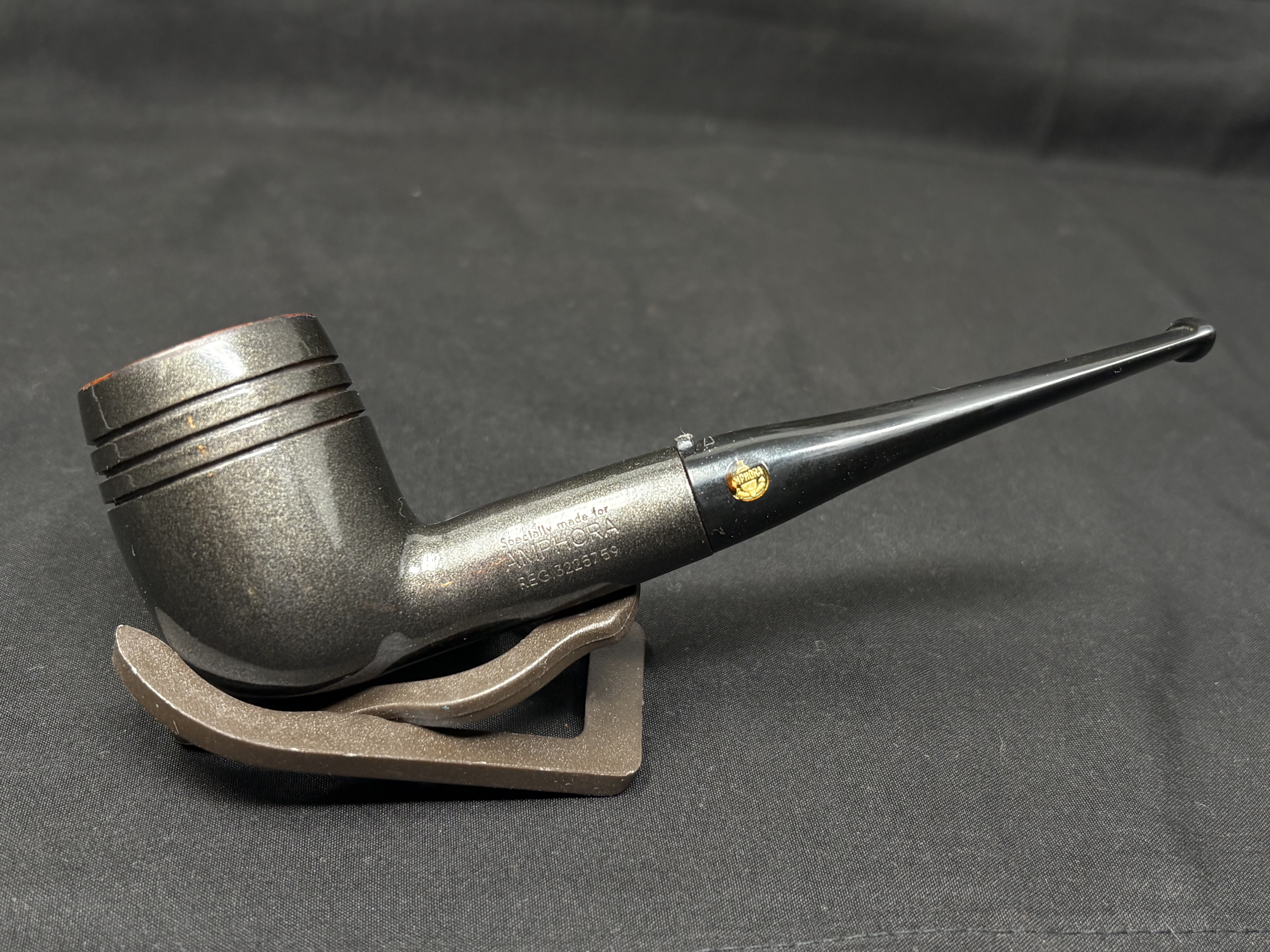 Amphora Regulatable Airflow System Dutch Billiard Estate Pipe