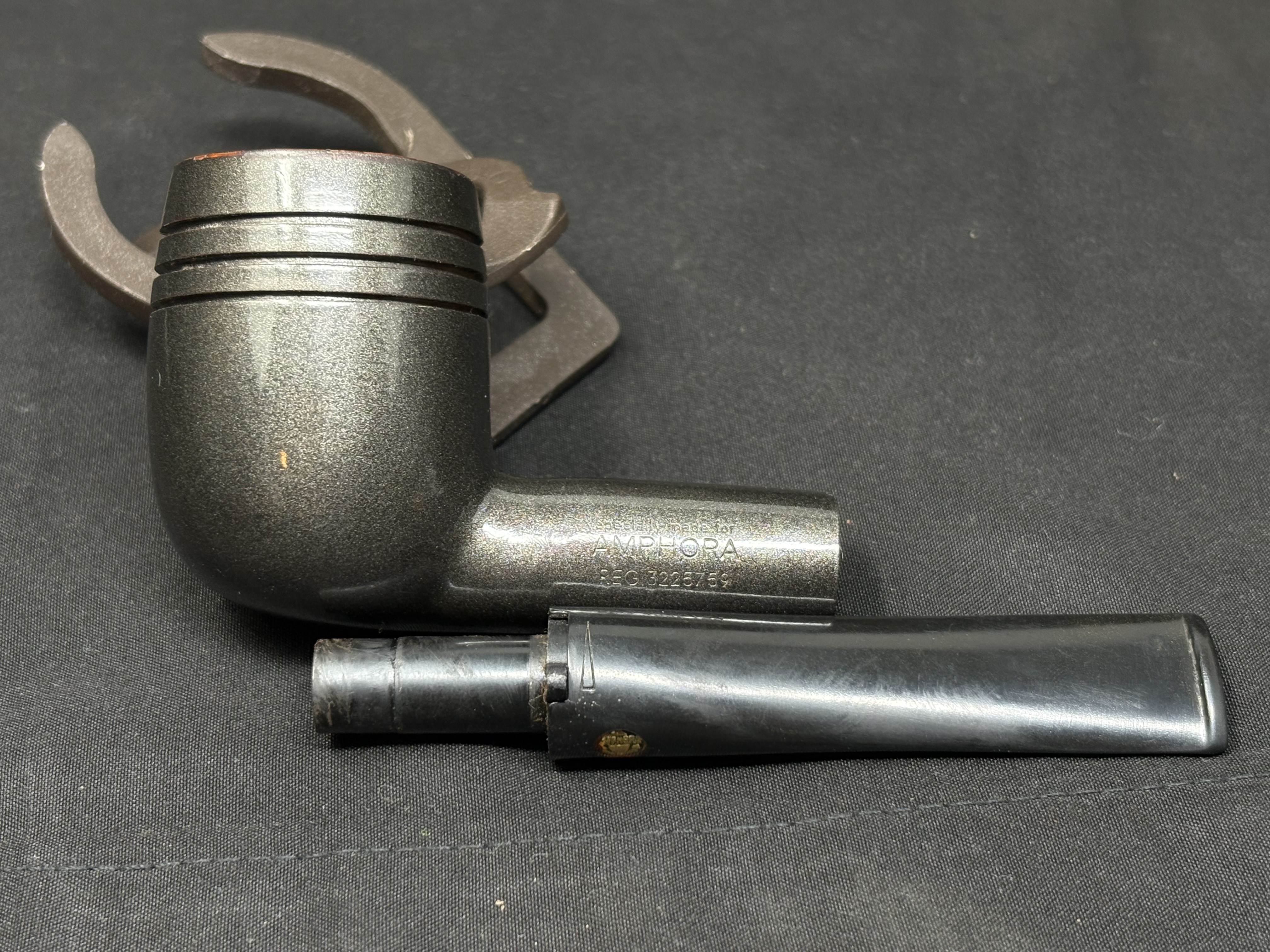 Amphora Regulatable Airflow System Dutch Billiard Estate Pipe 8