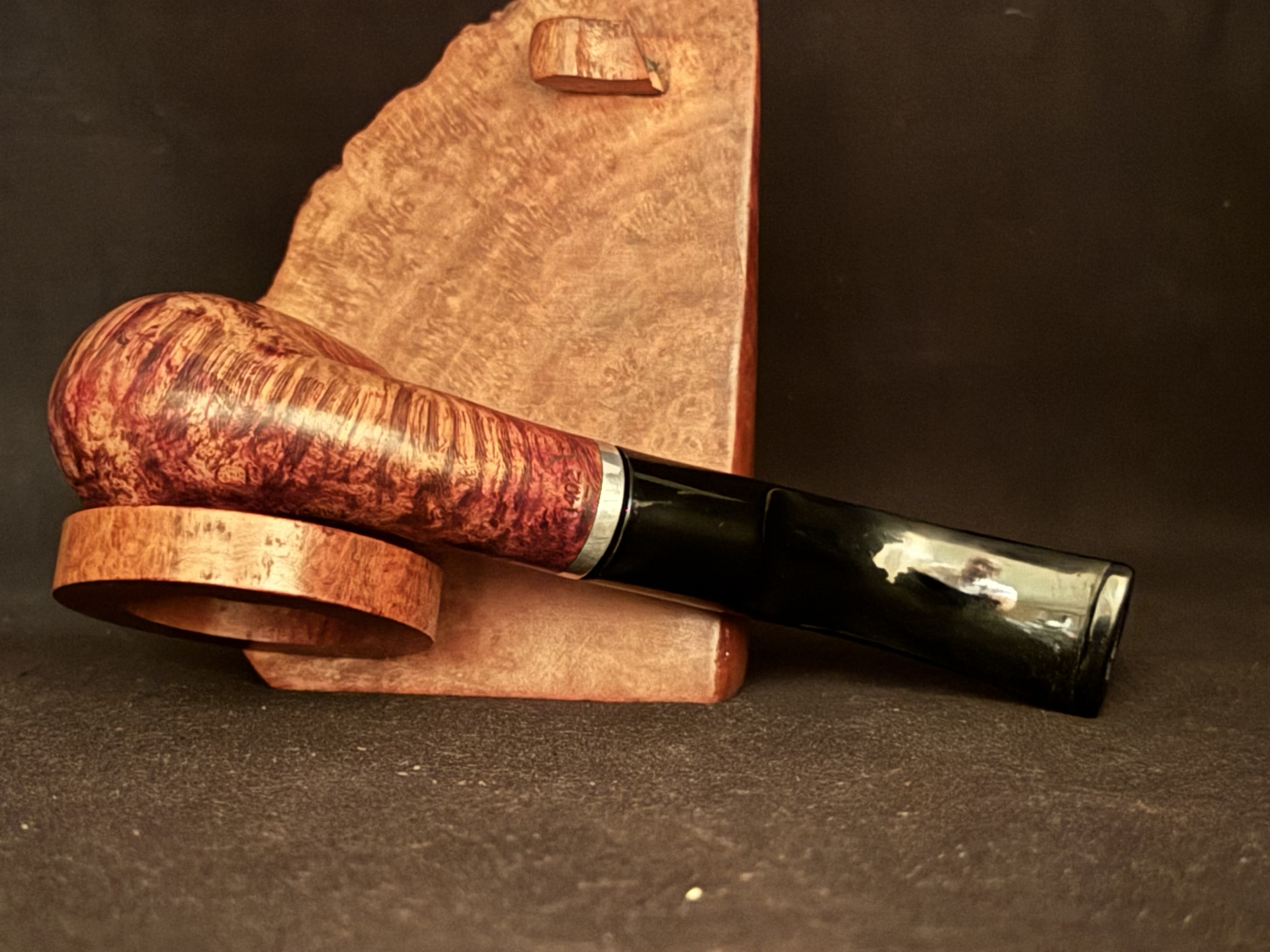 Angelo Parma 1402 Bent Billiard Smooth Estate Pipe 6