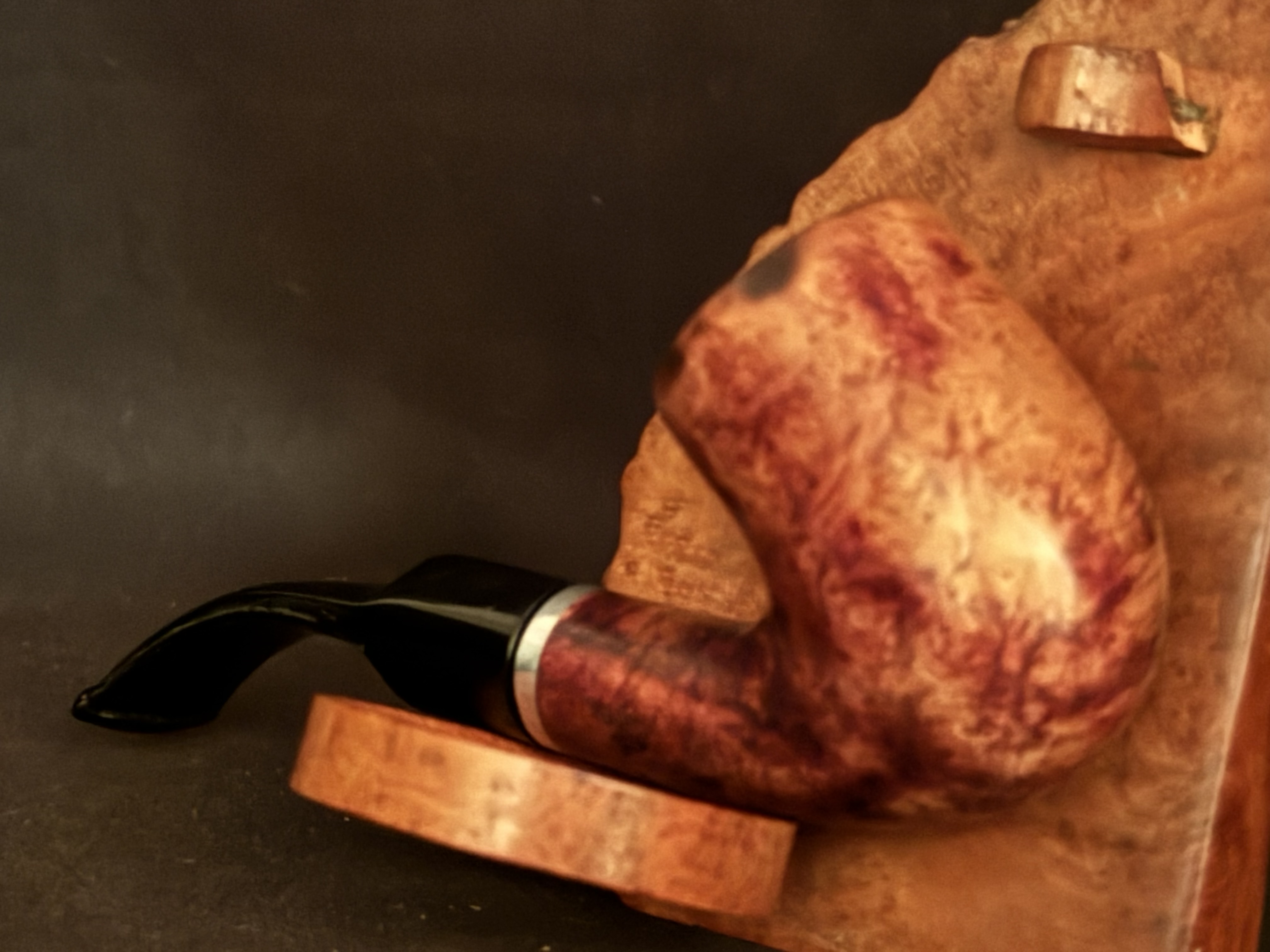 Angelo Parma 1402 Bent Billiard Smooth Estate Pipe 9