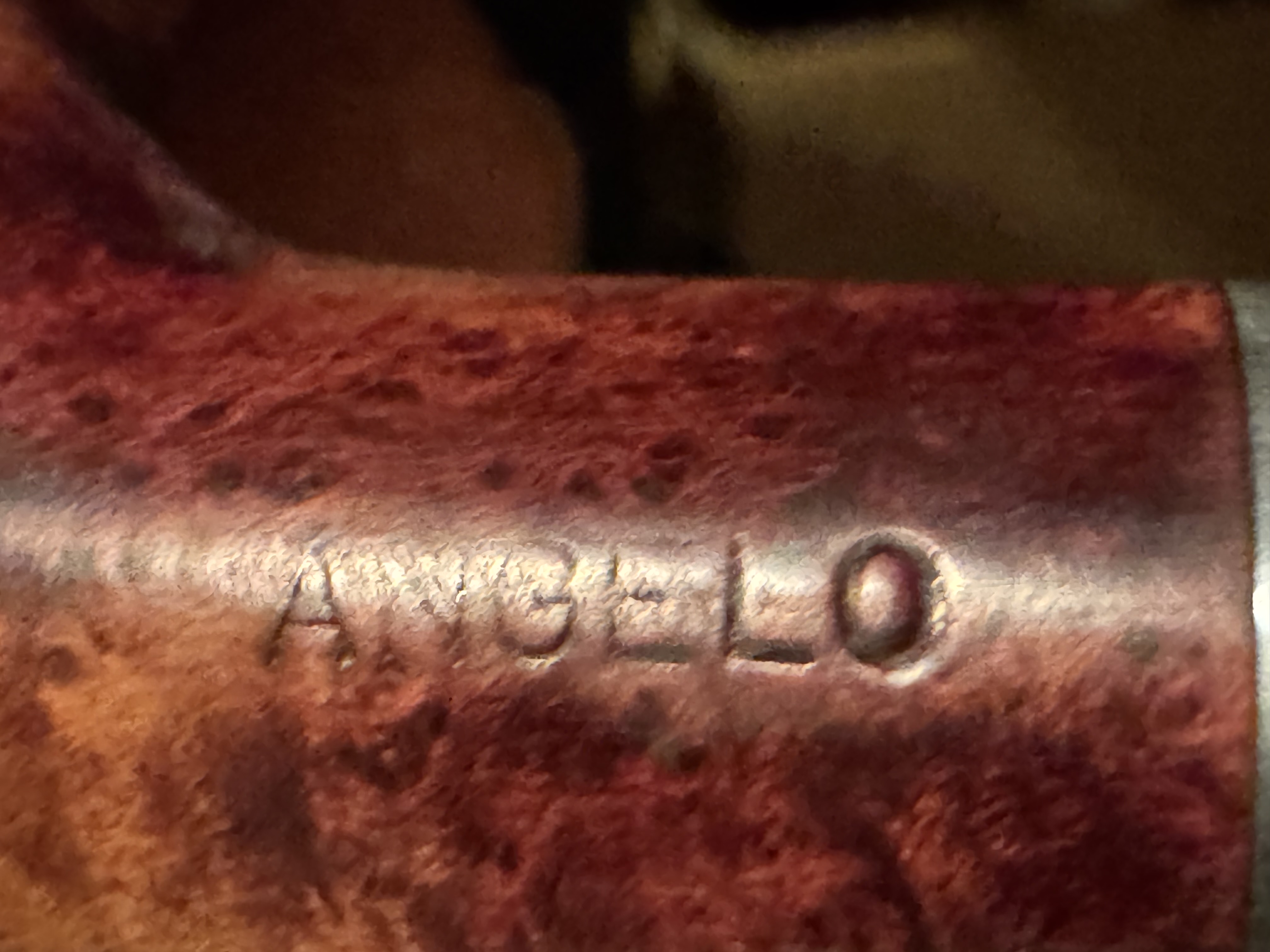 Angelo Parma 1402 Bent Billiard Smooth Estate Pipe 11