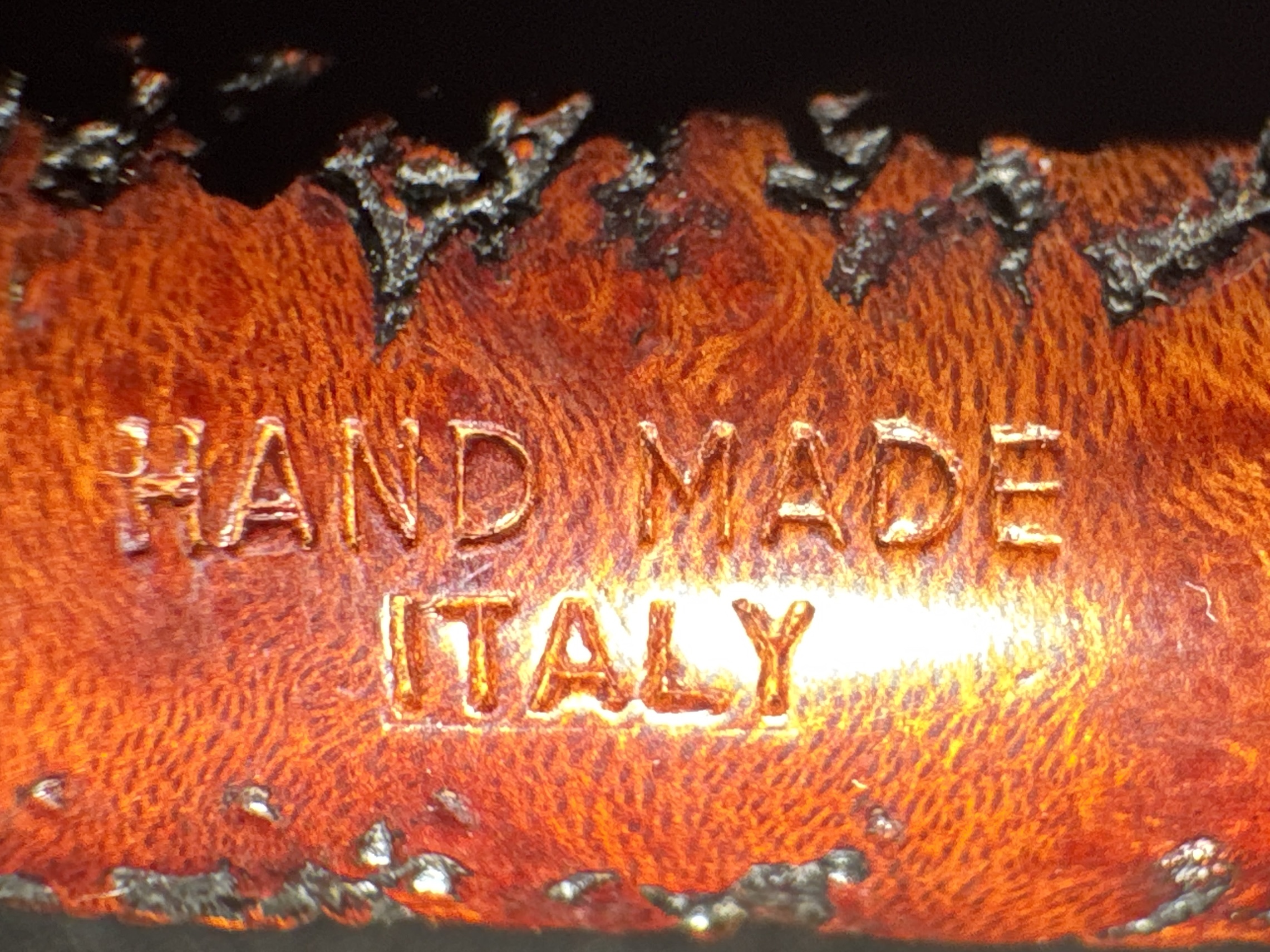 Ascorti Business SKS Hand Made Italy Sandblast Lovat Estate Pipe, Acrylic Saddle Stem, 9mm Filter, Sleeve and Box 14