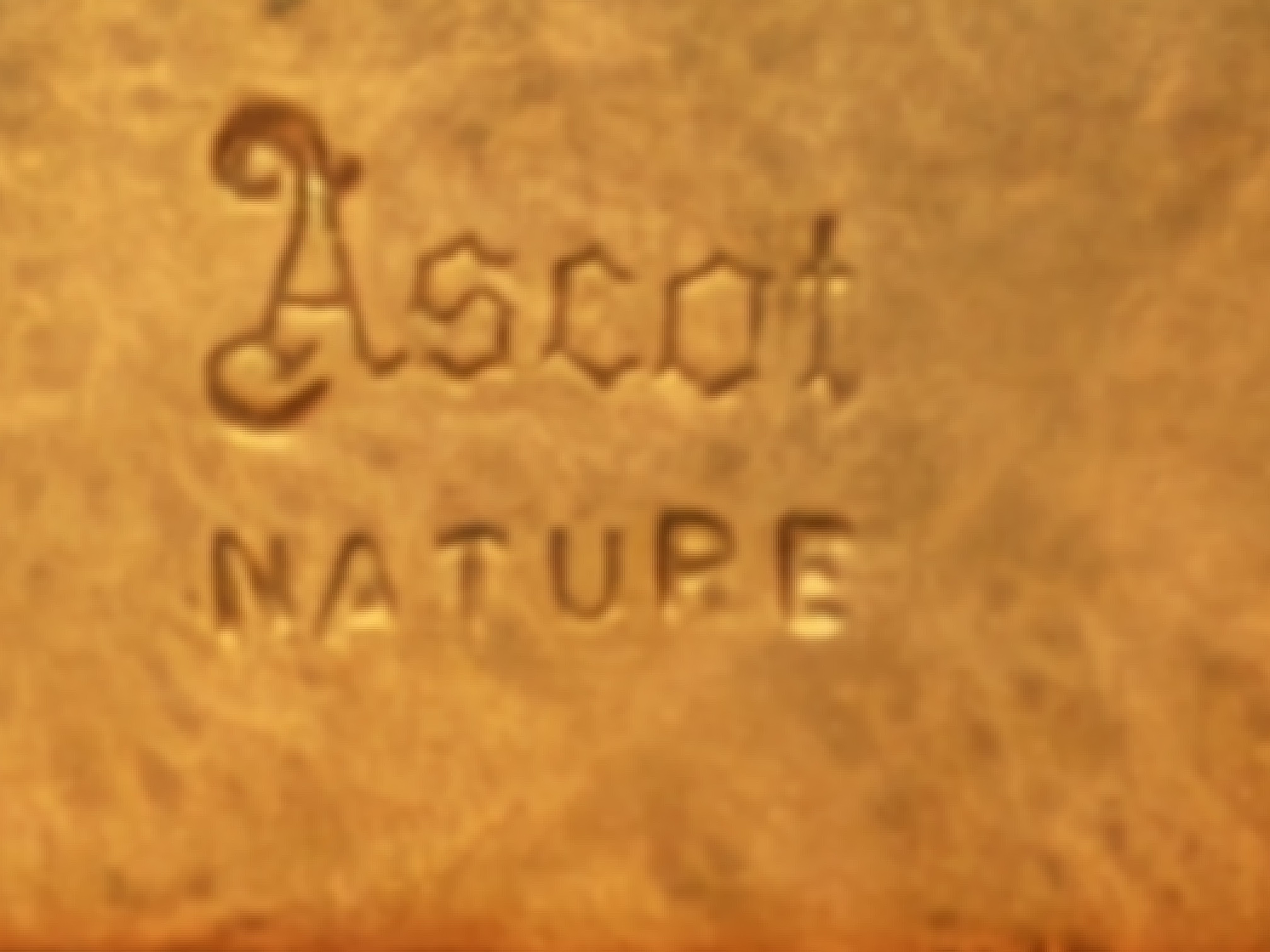 Ascot Nature 05 Paneled Straight Estate Pipe - Stamp: Ascot - Vulcanite Fishtail Stem, 9mm Filter 11