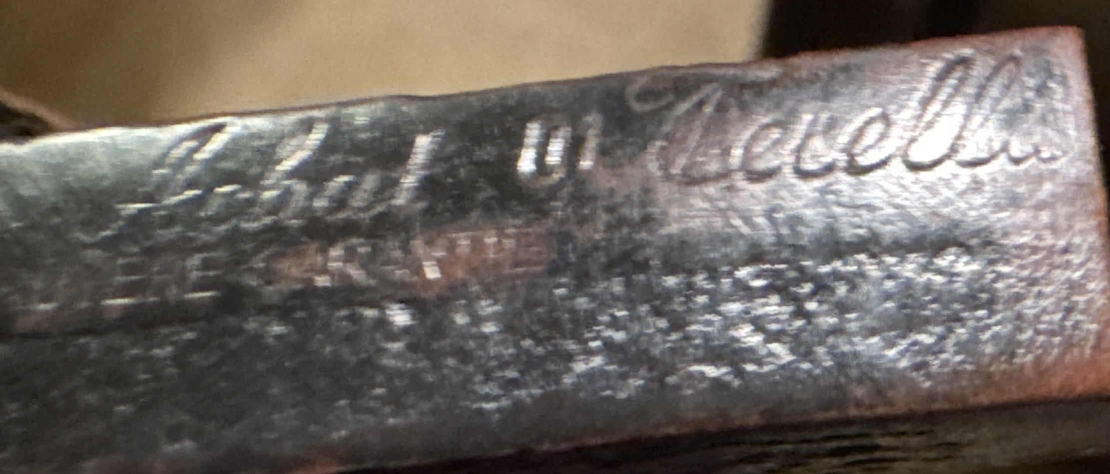 Ashat Bruyere Garantie Squared Panel Billiard Dark Sandblast Vulcanite Estate Pipe 11