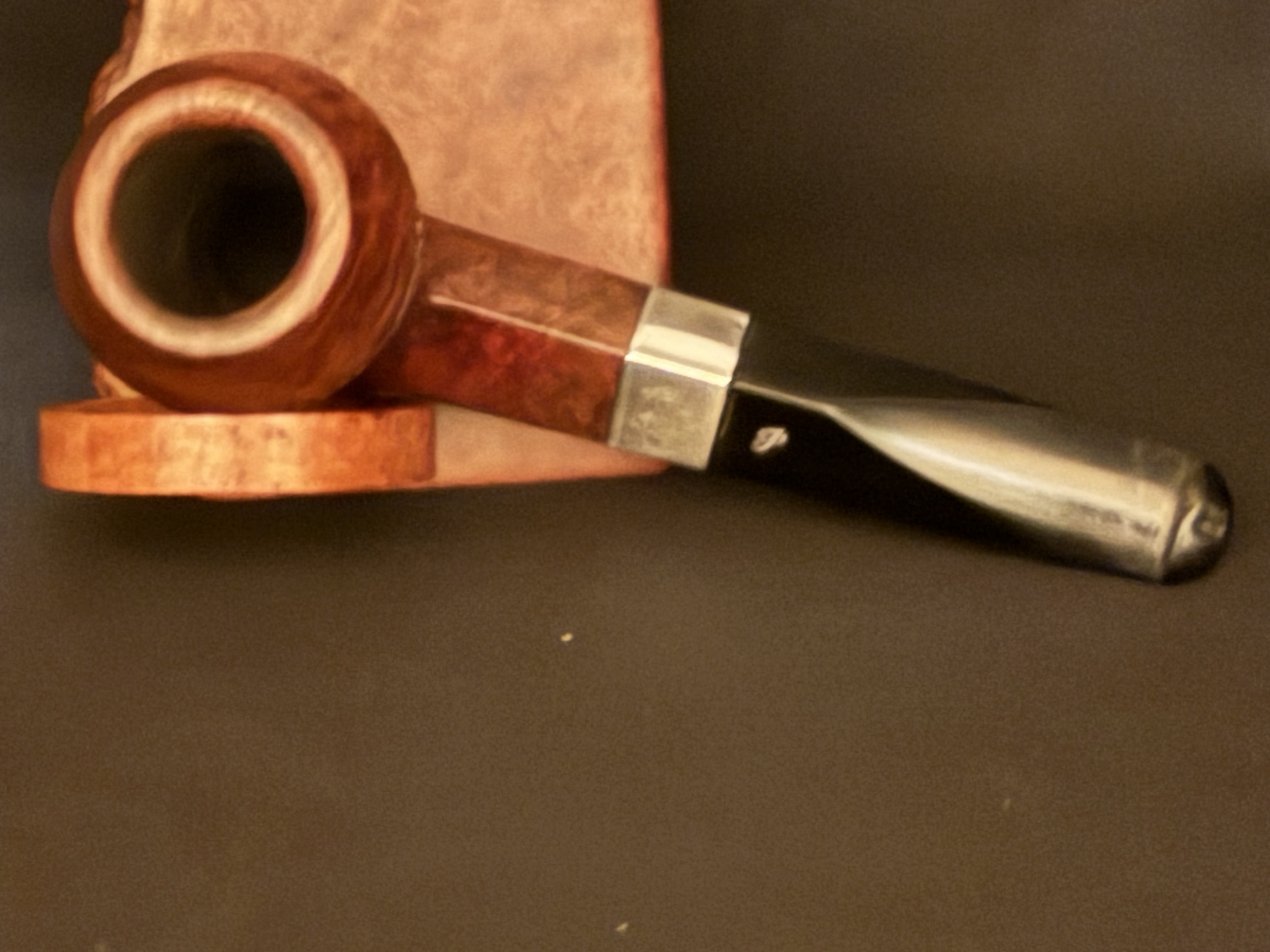 Peterson Sherlock Holmes Baker Street Vulcanite Diamond Stem Era 1990s Estate Pipe 5