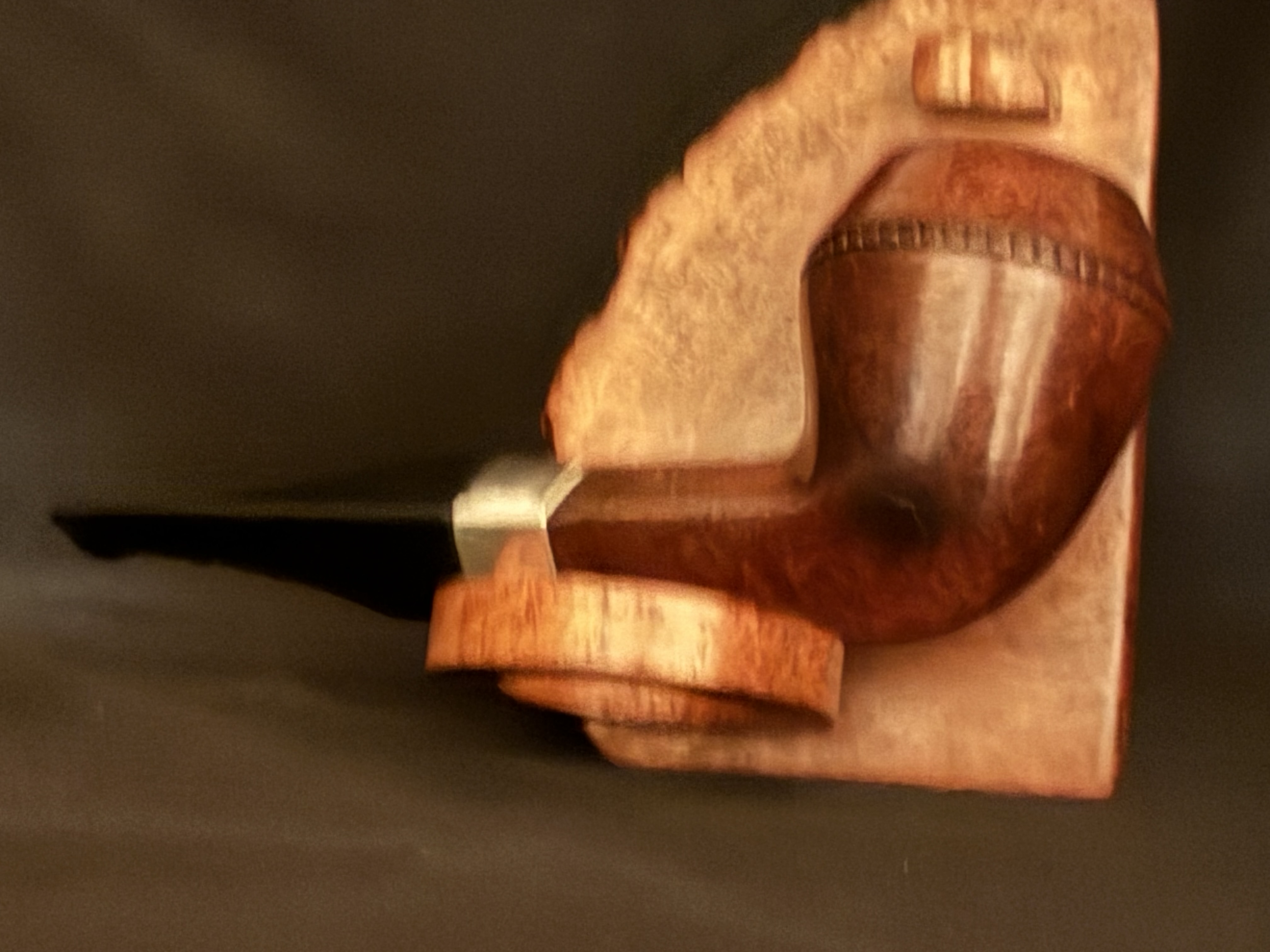 Peterson Sherlock Holmes Baker Street Vulcanite Diamond Stem Era 1990s Estate Pipe 10
