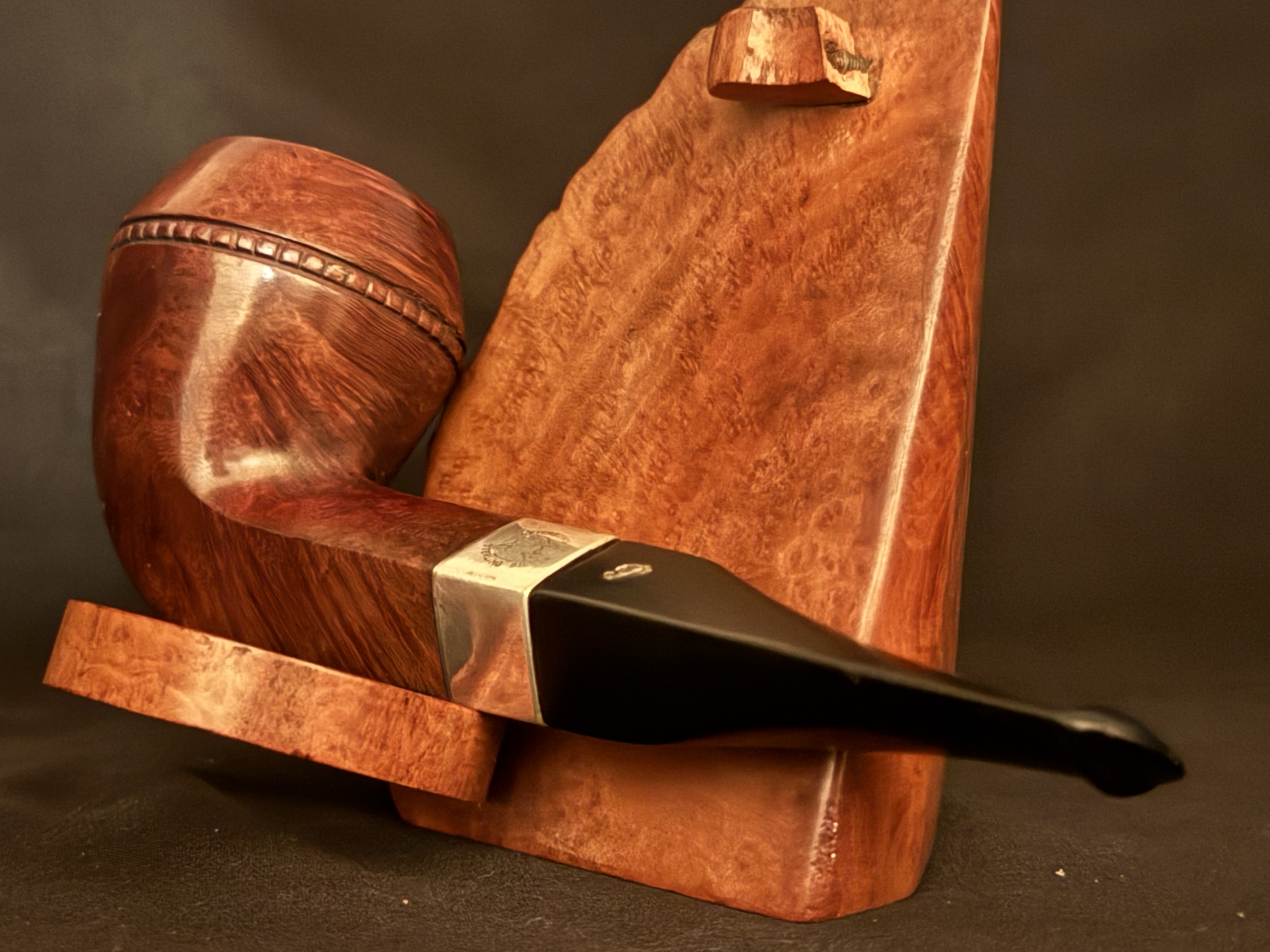 Peterson Sherlock Holmes Baker Street Vulcanite Diamond Stem Era 1990s Estate Pipe 11