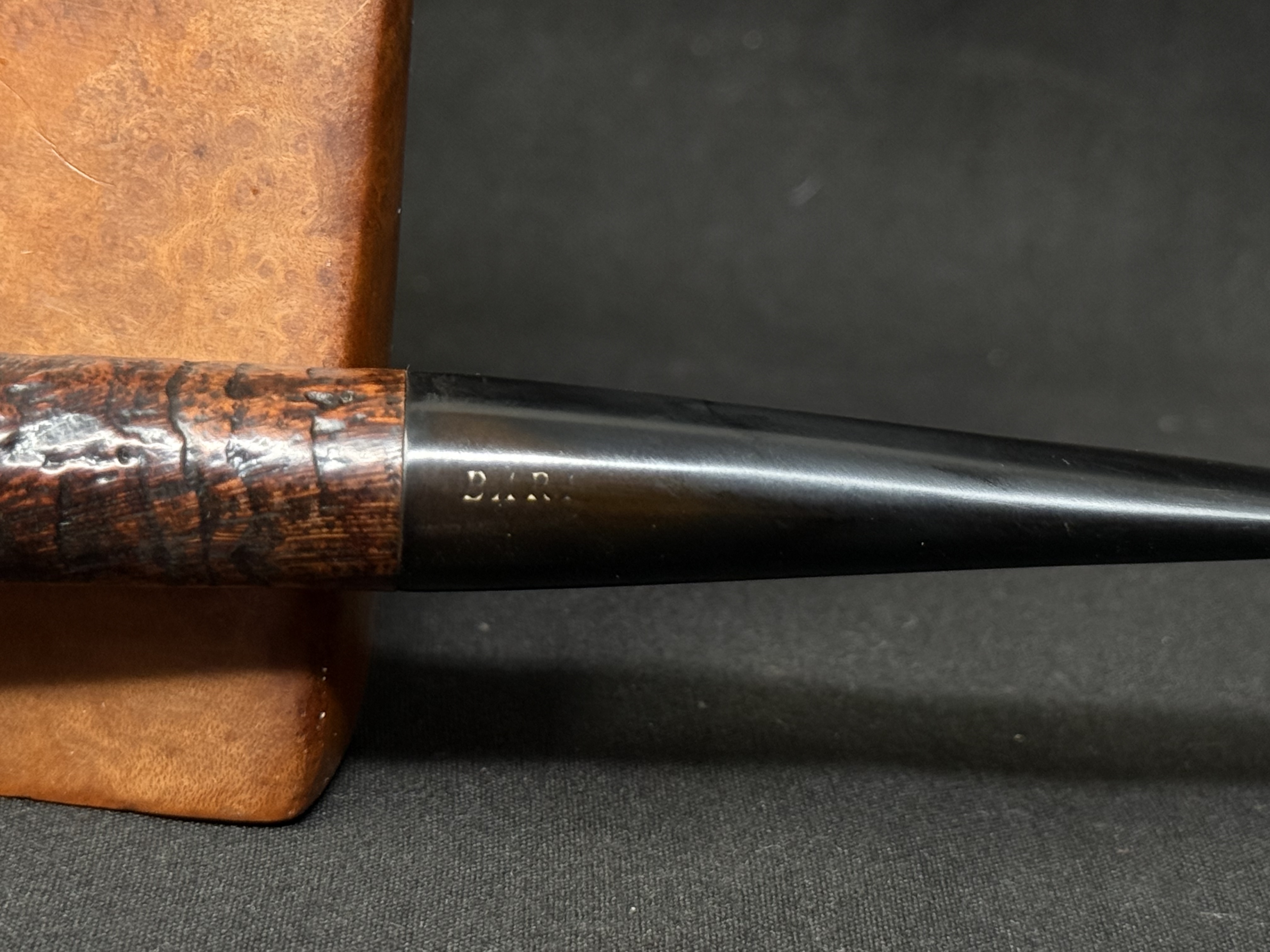 Bari Deluxe 756 Sandblasted Straight Billiard Estate Pipe Denmark 10