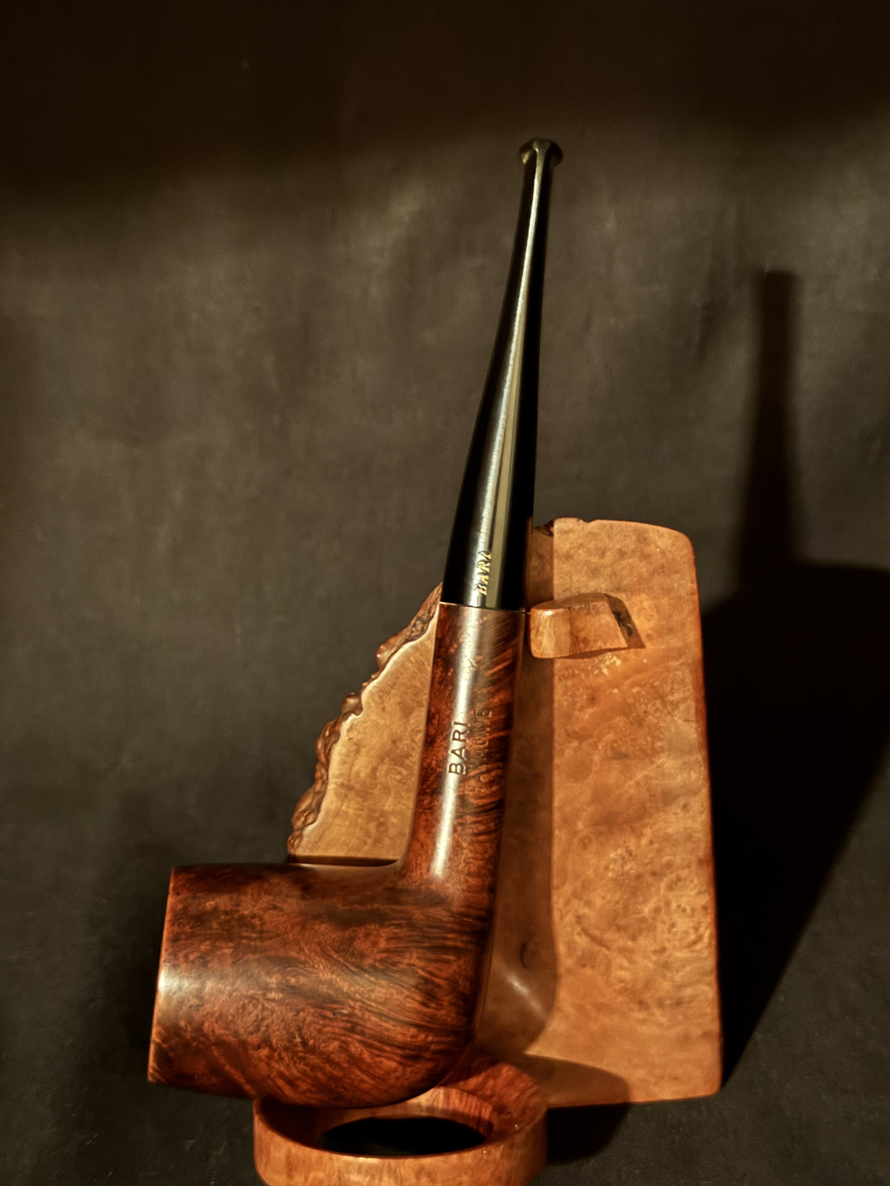 Bari Harmonie 8290 Smooth Straight Billiard Estate Pipe Denmark