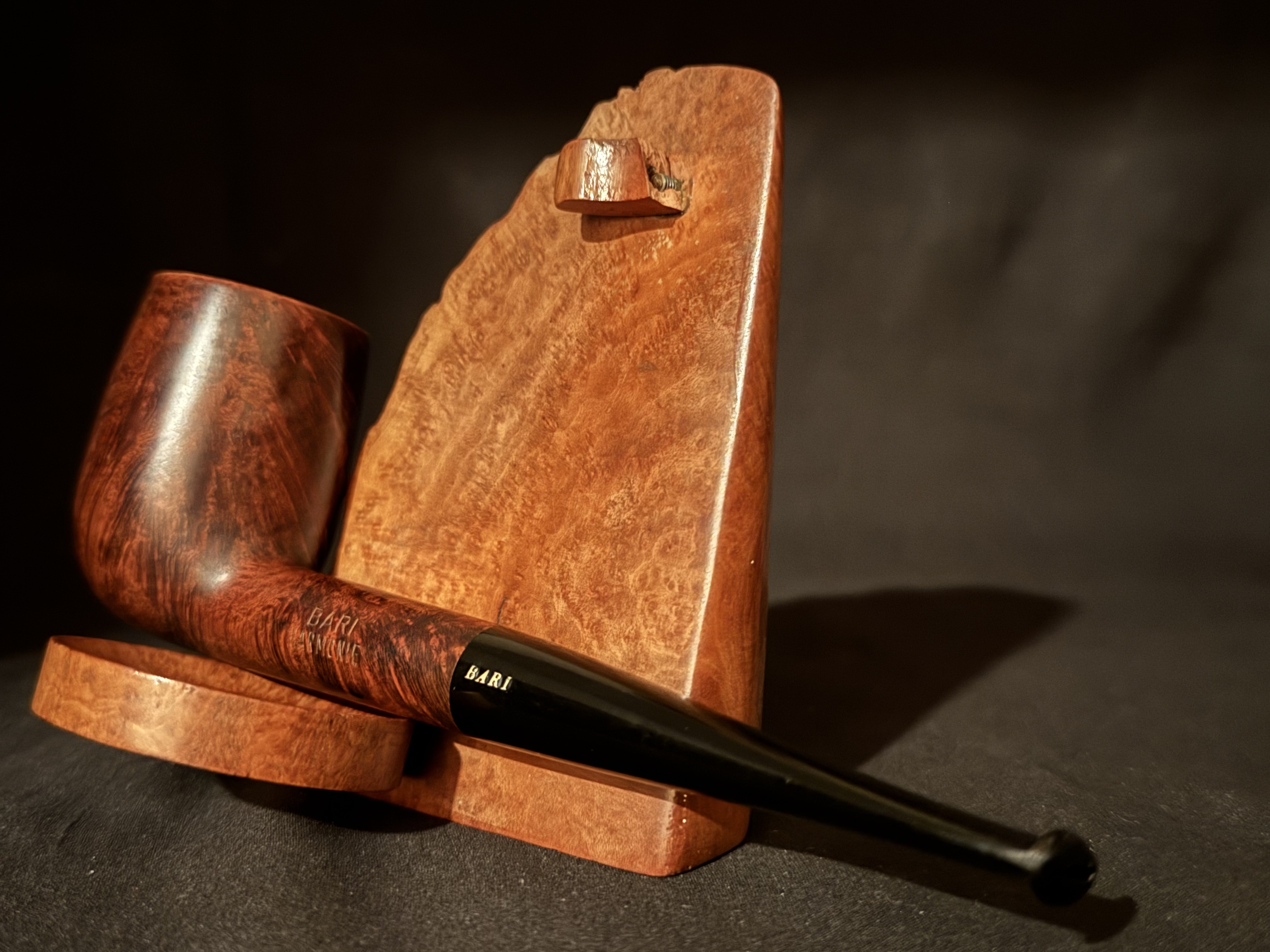 Bari Harmonie 8290 Smooth Straight Billiard Estate Pipe Denmark 8