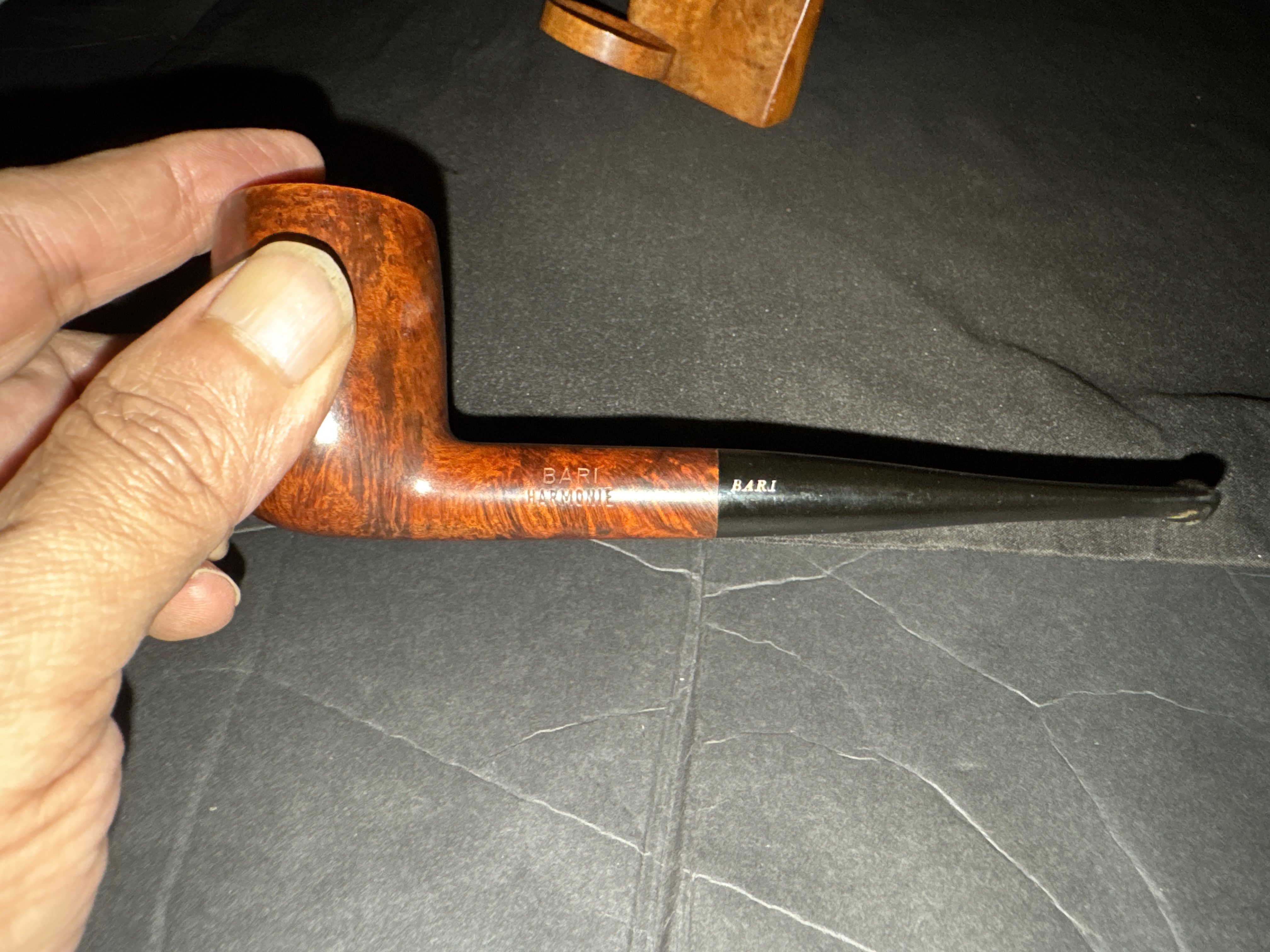 Bari Harmonie 8290 Smooth Straight Billiard Estate Pipe Denmark 9