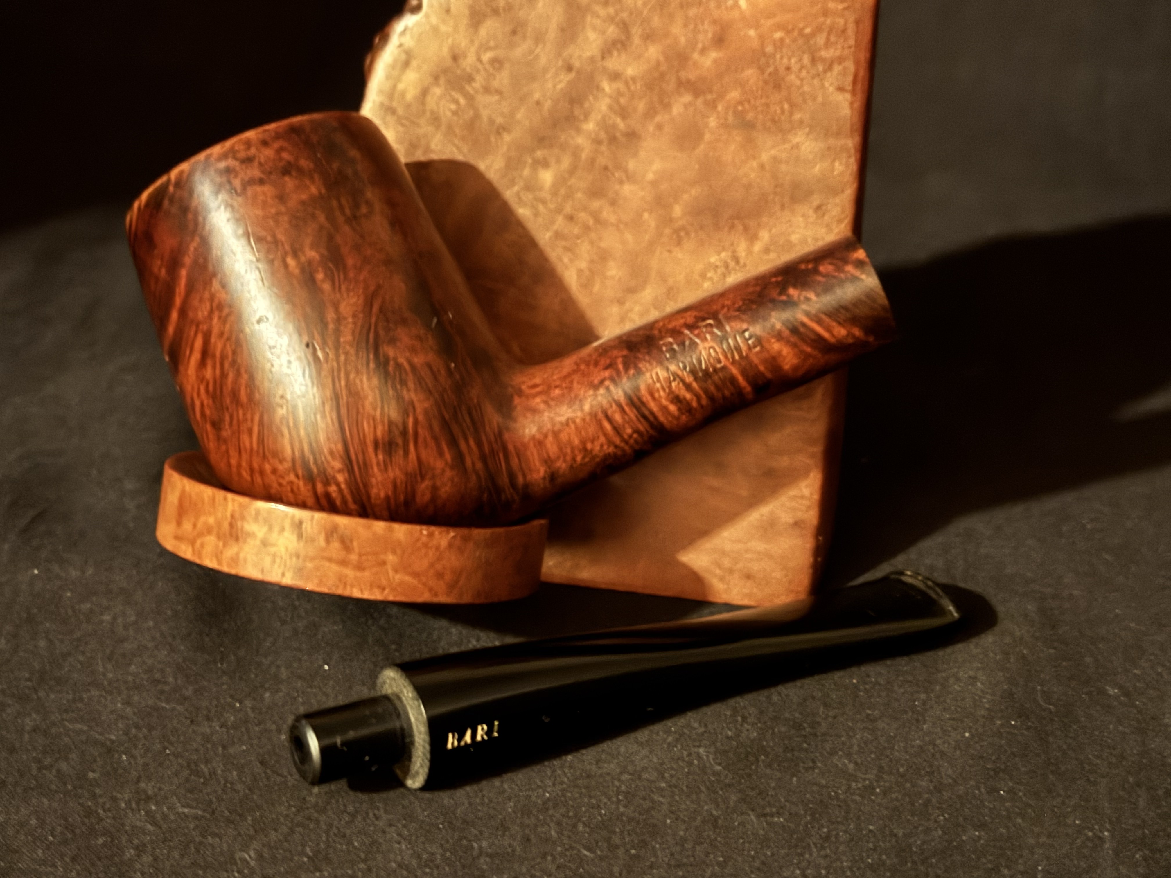 Bari Harmonie 8290 Smooth Straight Billiard Estate Pipe Denmark 11