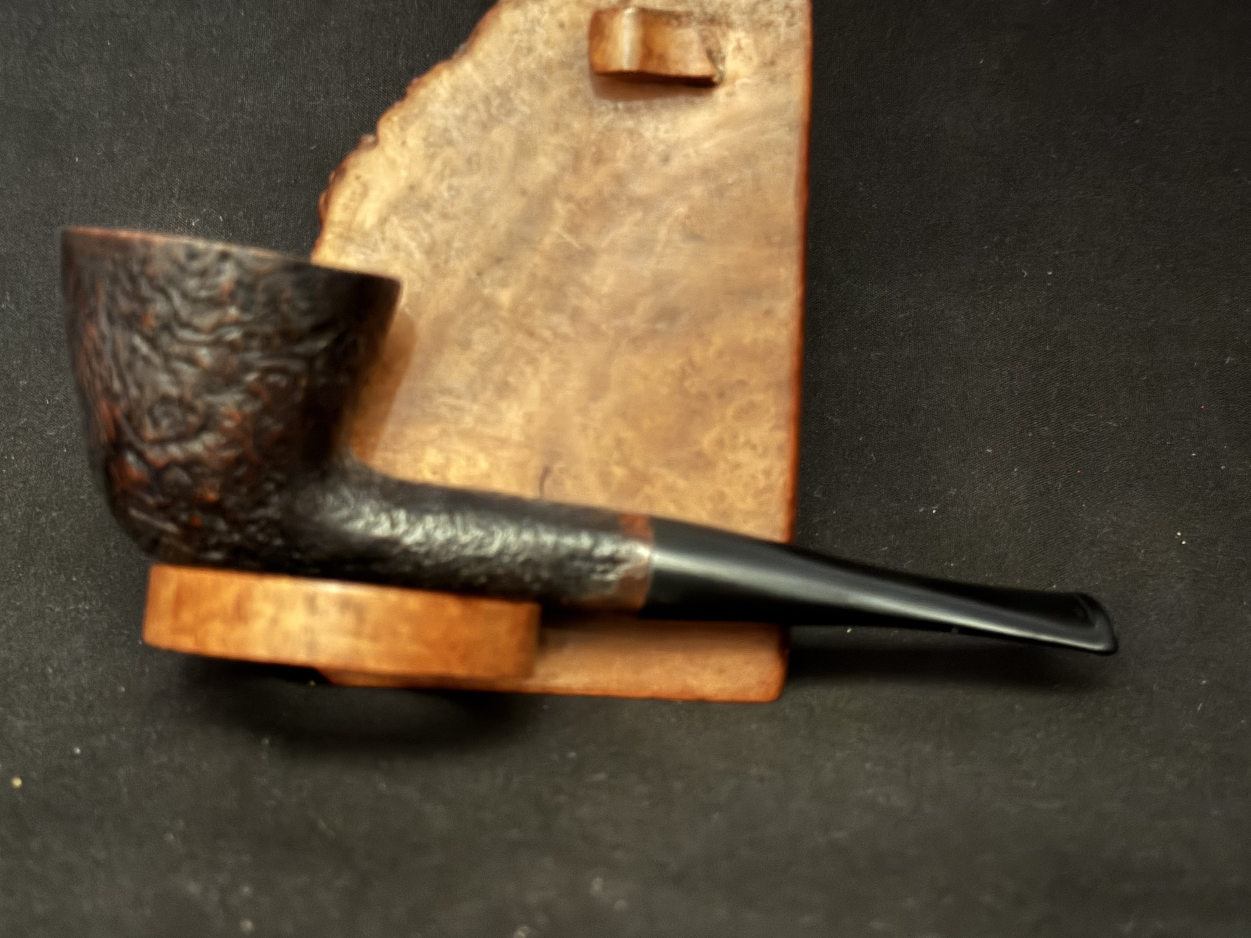 Bari Squash 7810 Sandblast Dublin Straight Estate Pipe, Made in Denmark 3