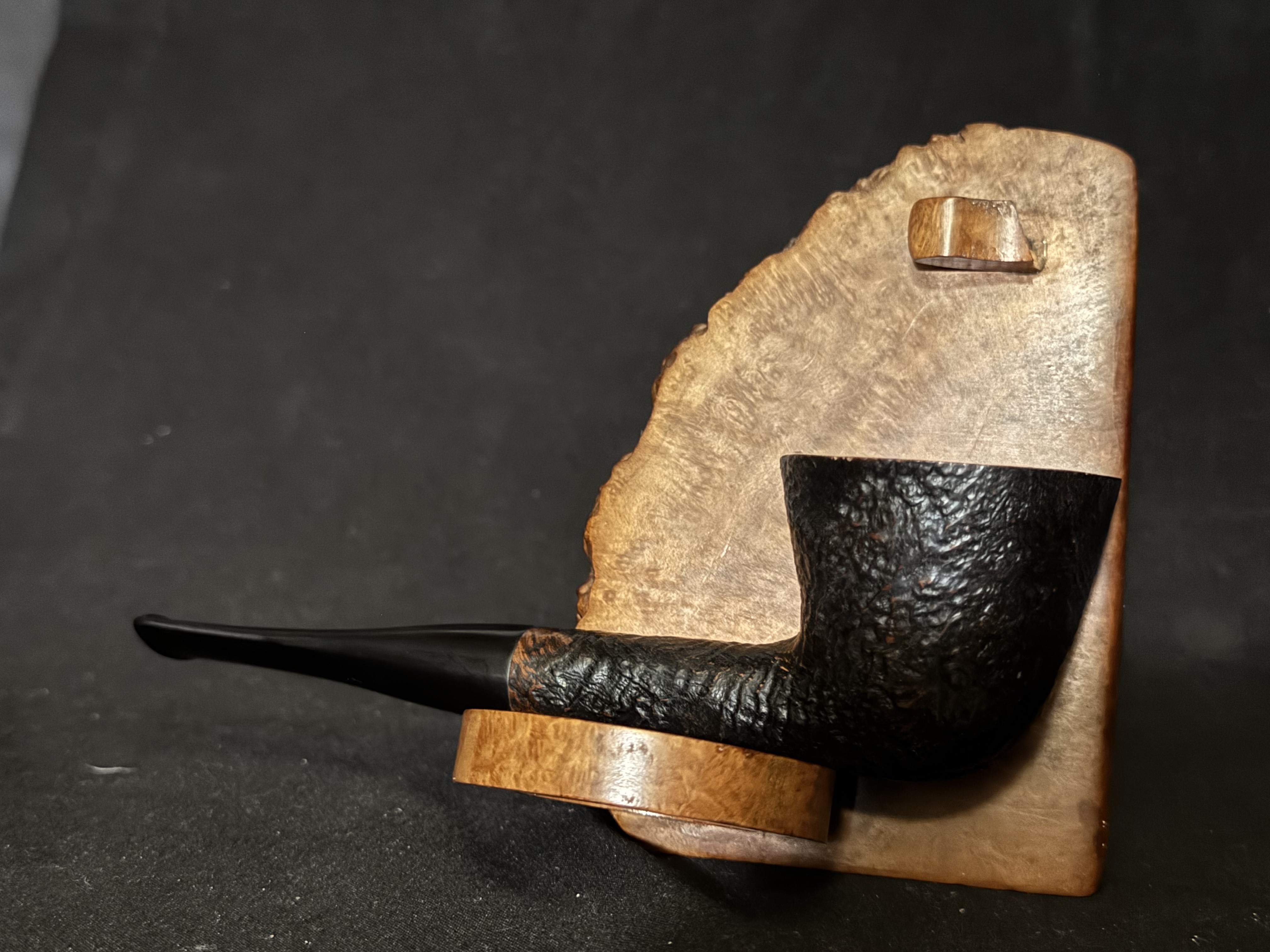 Bari Squash 7810 Sandblast Dublin Straight Estate Pipe, Made in Denmark 10