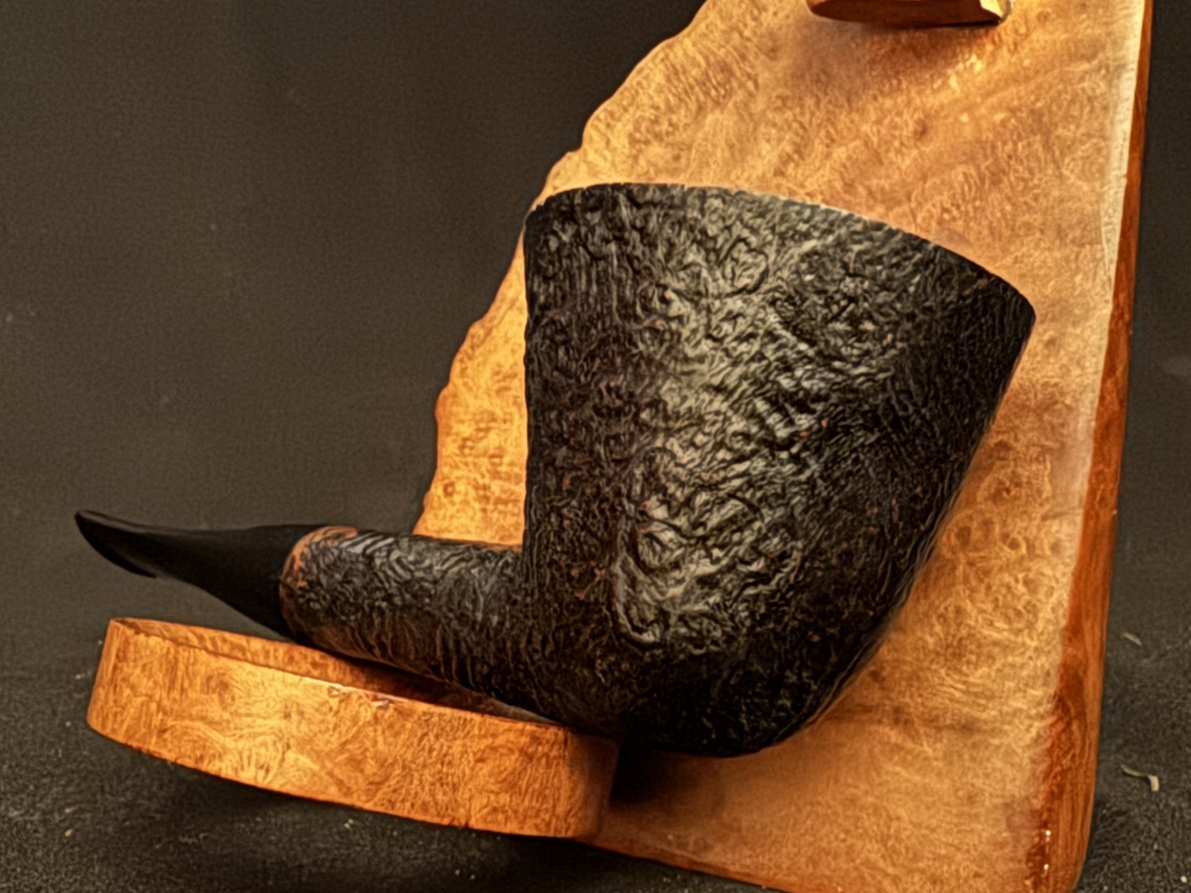 Bari Squash 7810 Sandblast Dublin Straight Estate Pipe, Made in Denmark 8