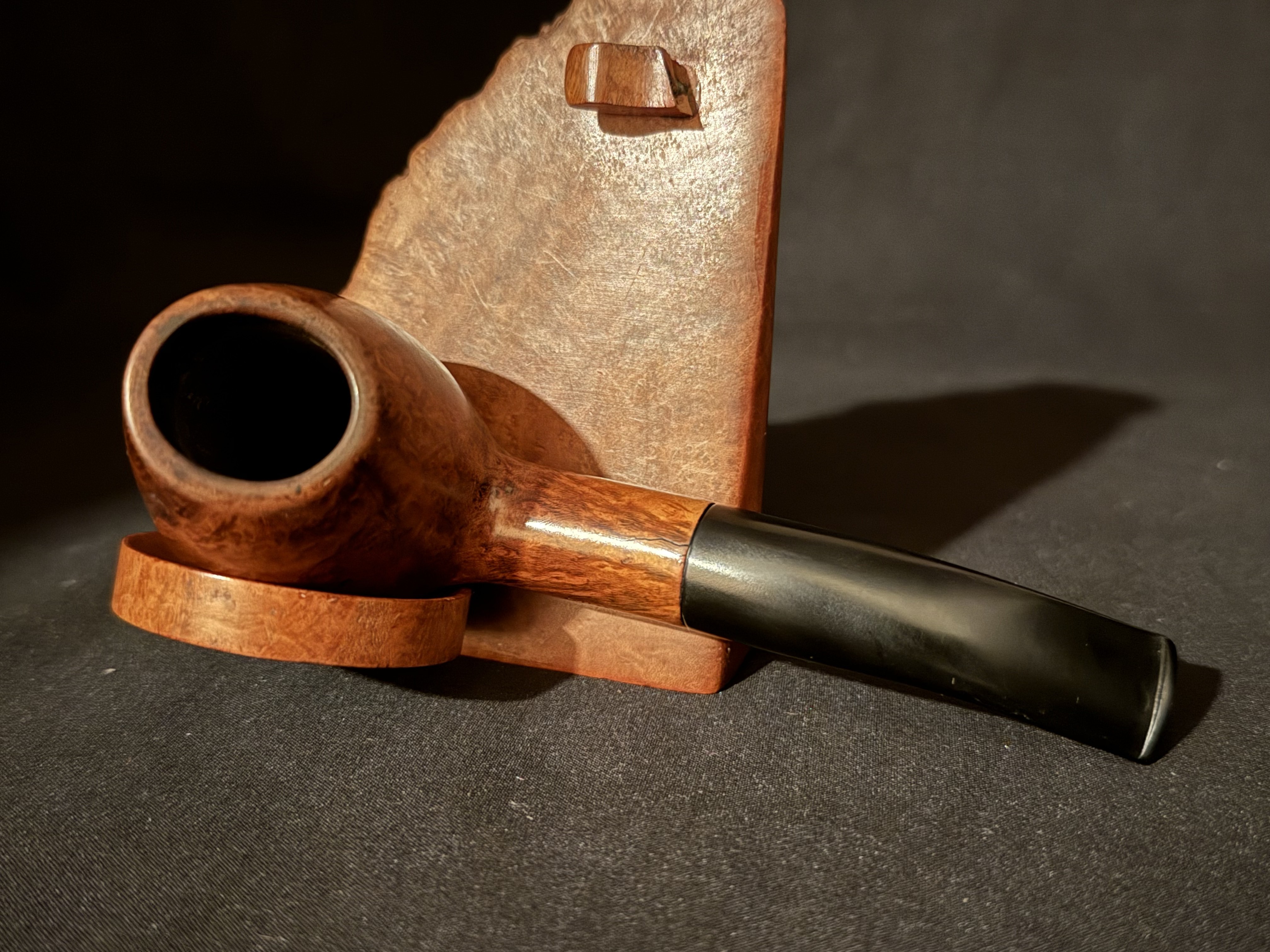 Bari Squash Smooth Bent Billiard 9401 Danish Estate Pipe 5