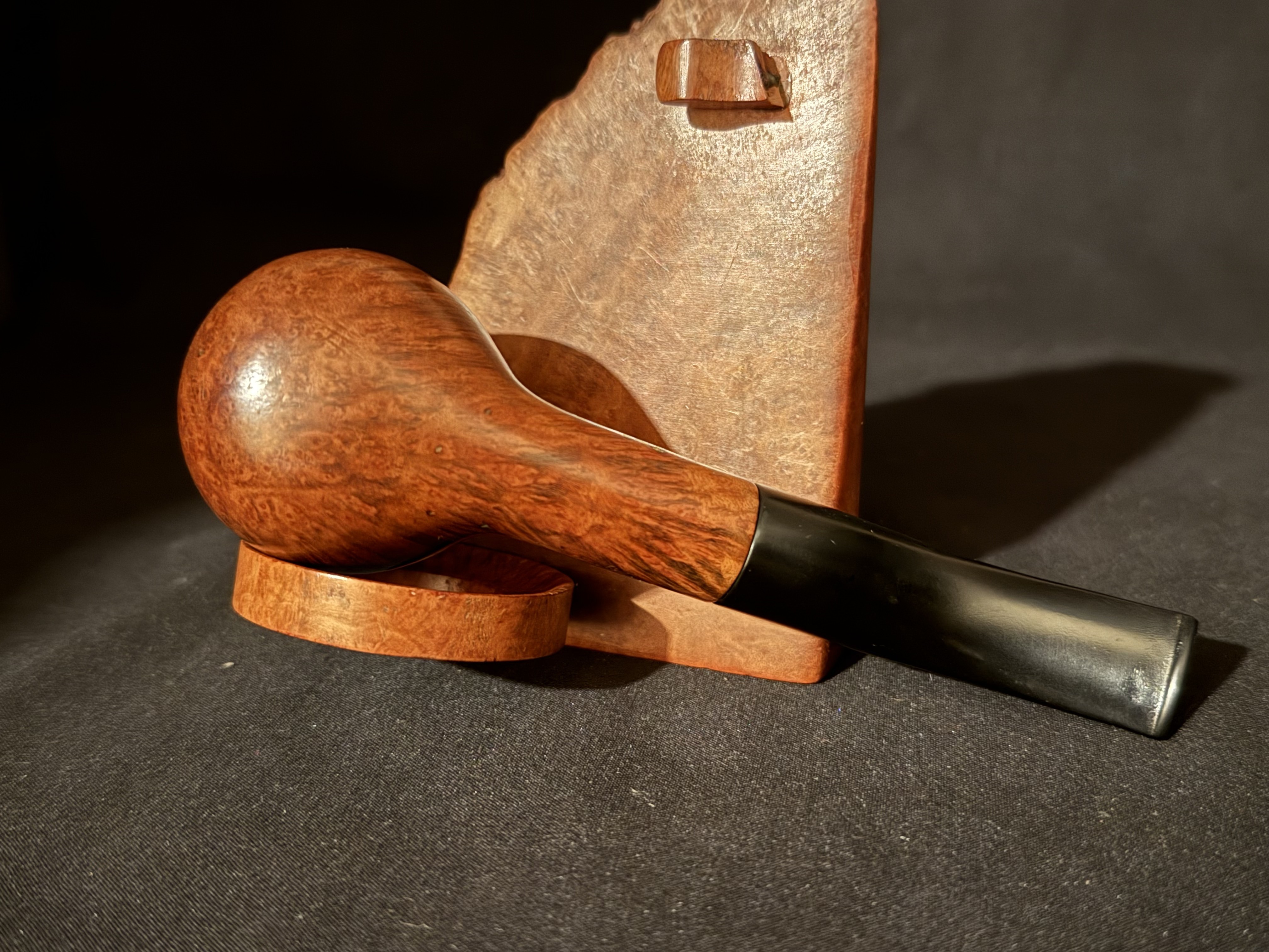 Bari Squash Smooth Bent Billiard 9401 Danish Estate Pipe 6