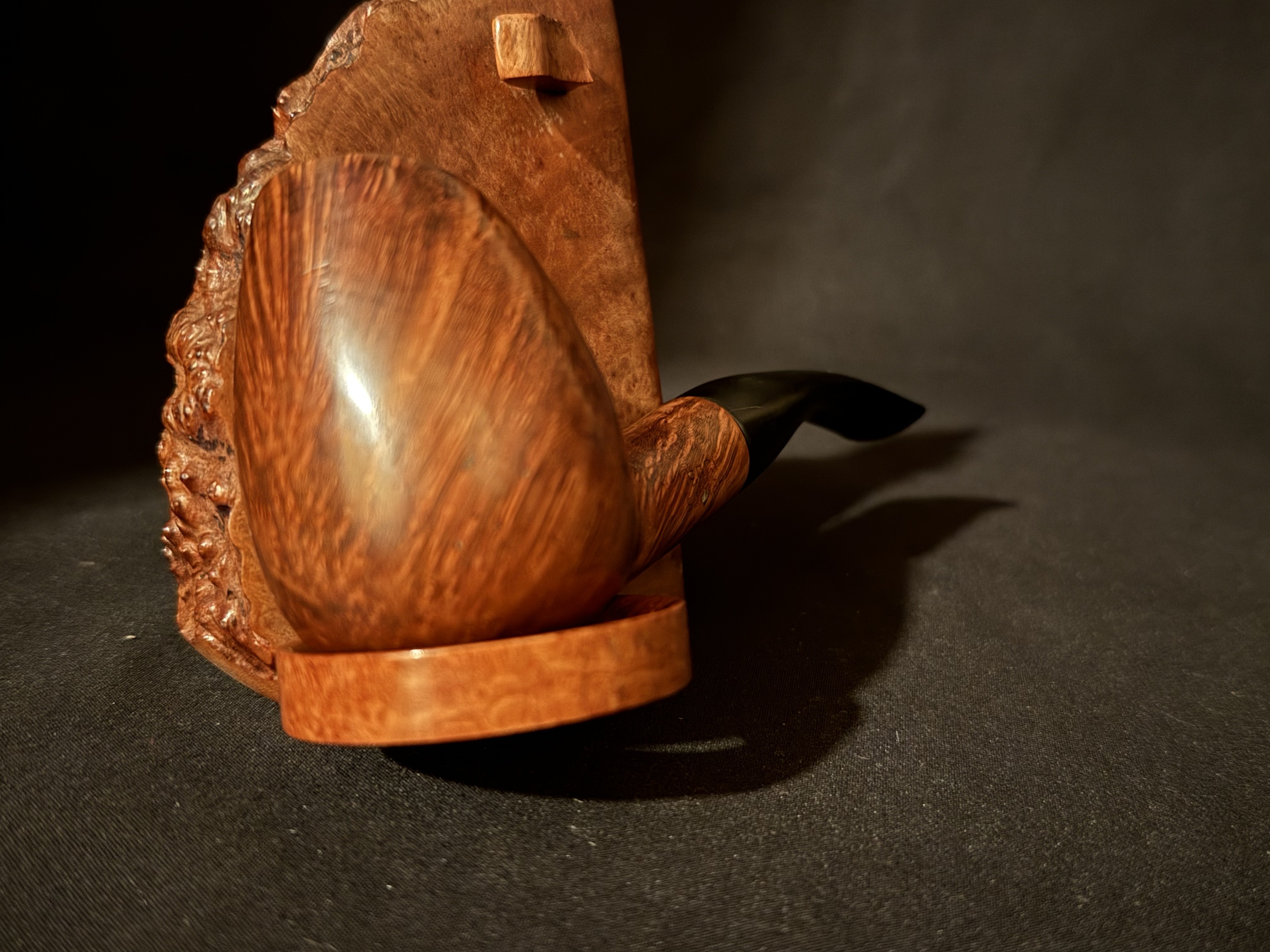 Bari Squash Smooth Bent Billiard 9401 Danish Estate Pipe 7