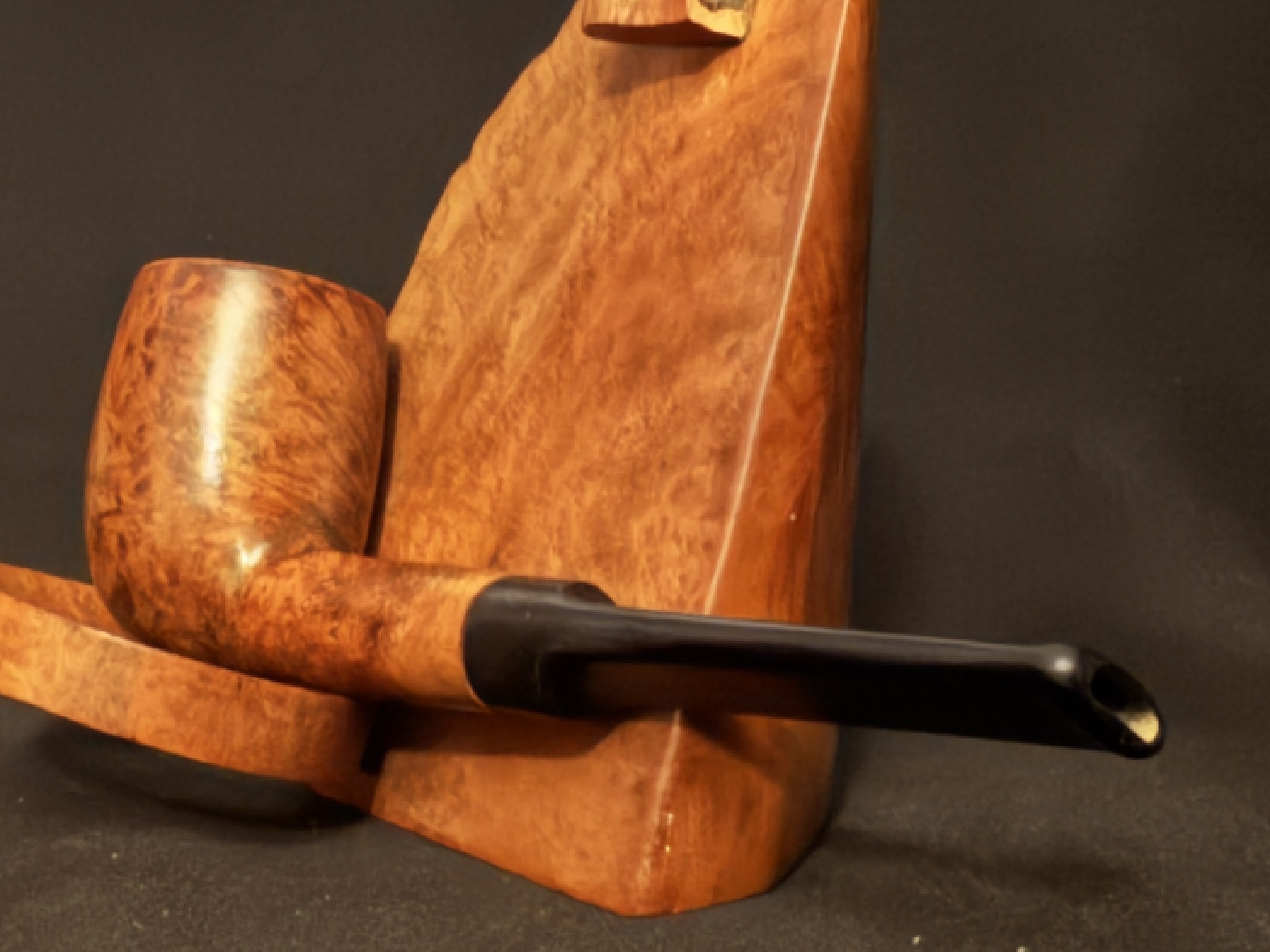 Barling England Smooth Straight Billiard Vulcanite Saddle Stem Estate Pipe 8