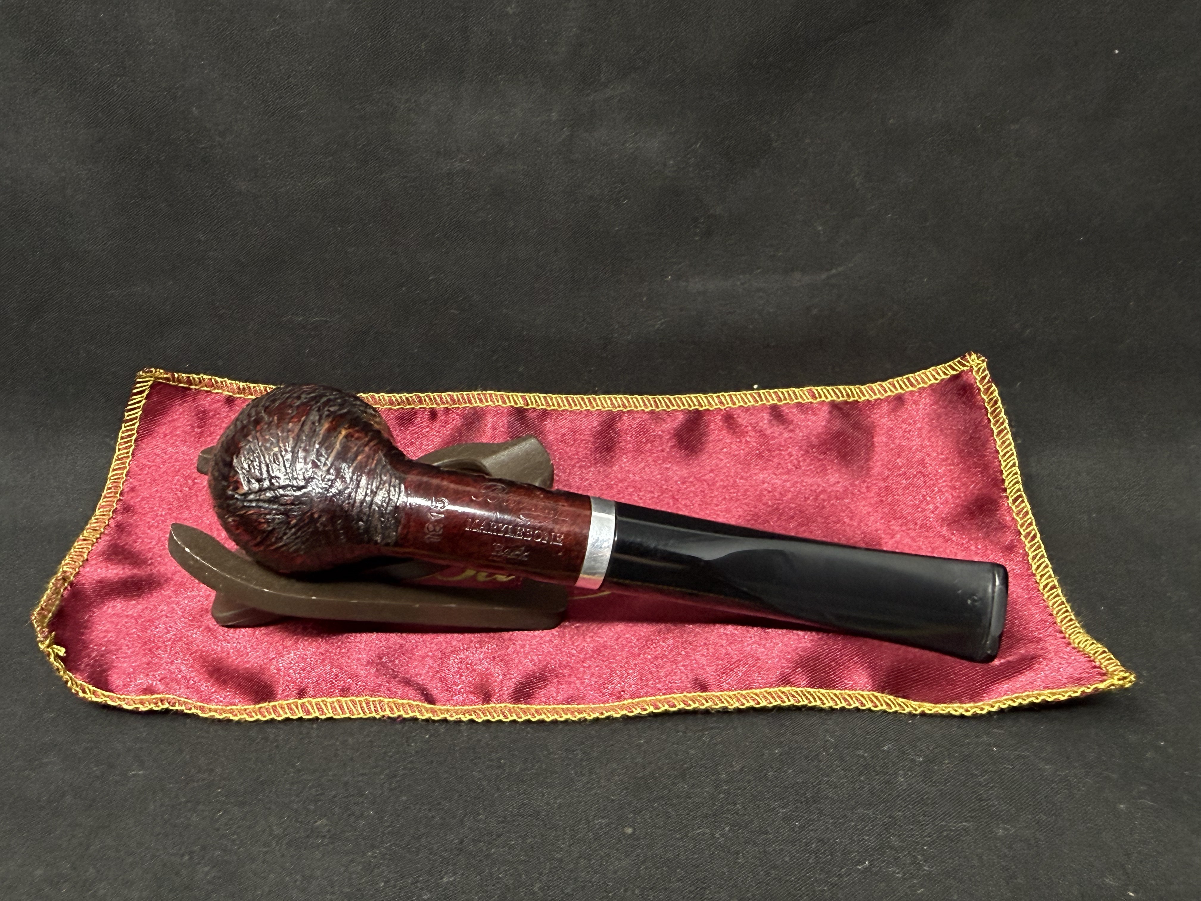 Barling Marylebone Bark 1815 9mm Estate Pipe - English Briar