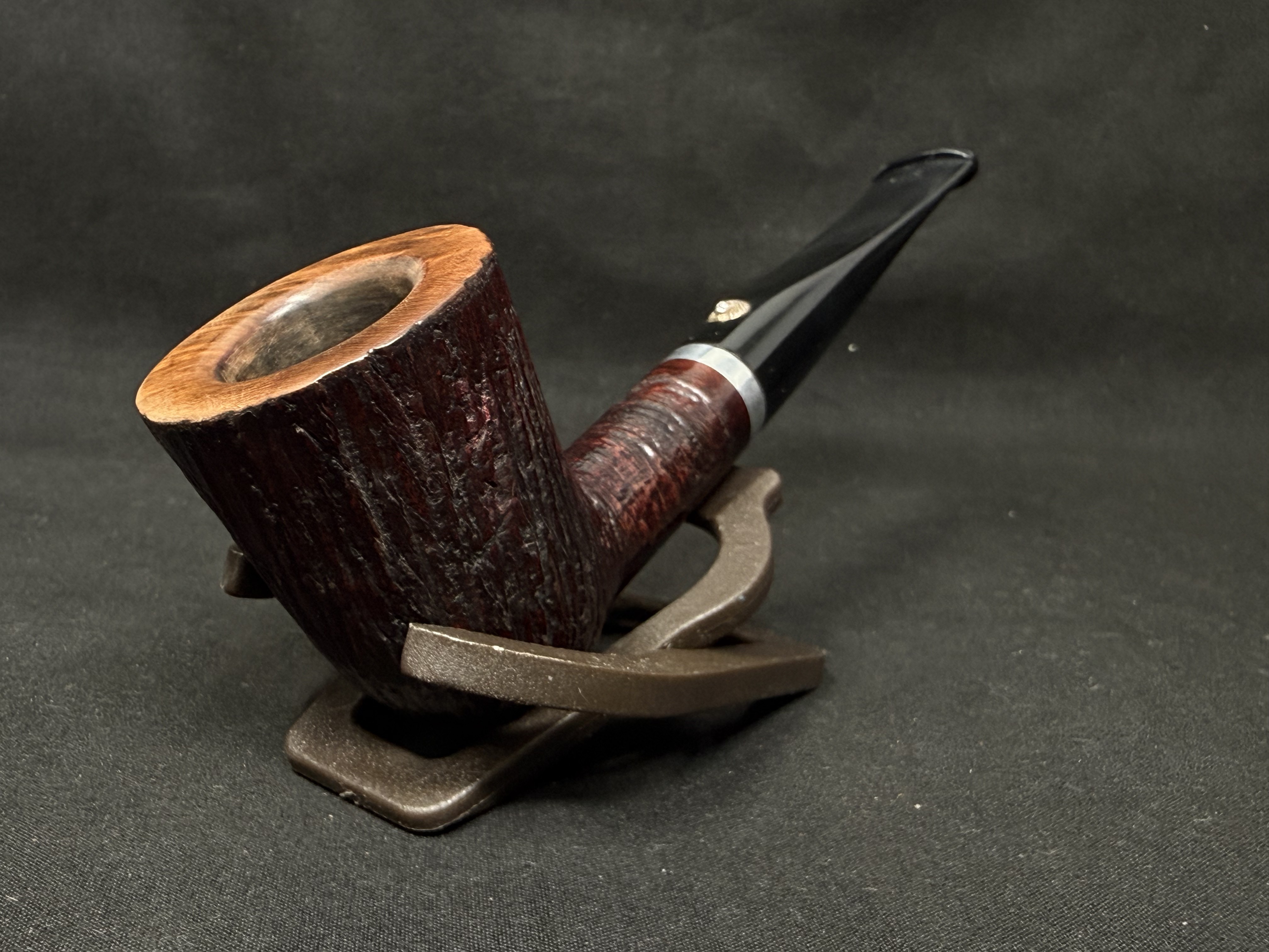 Barling Marylebone Bark 1815 9mm Estate Pipe - English Briar 2