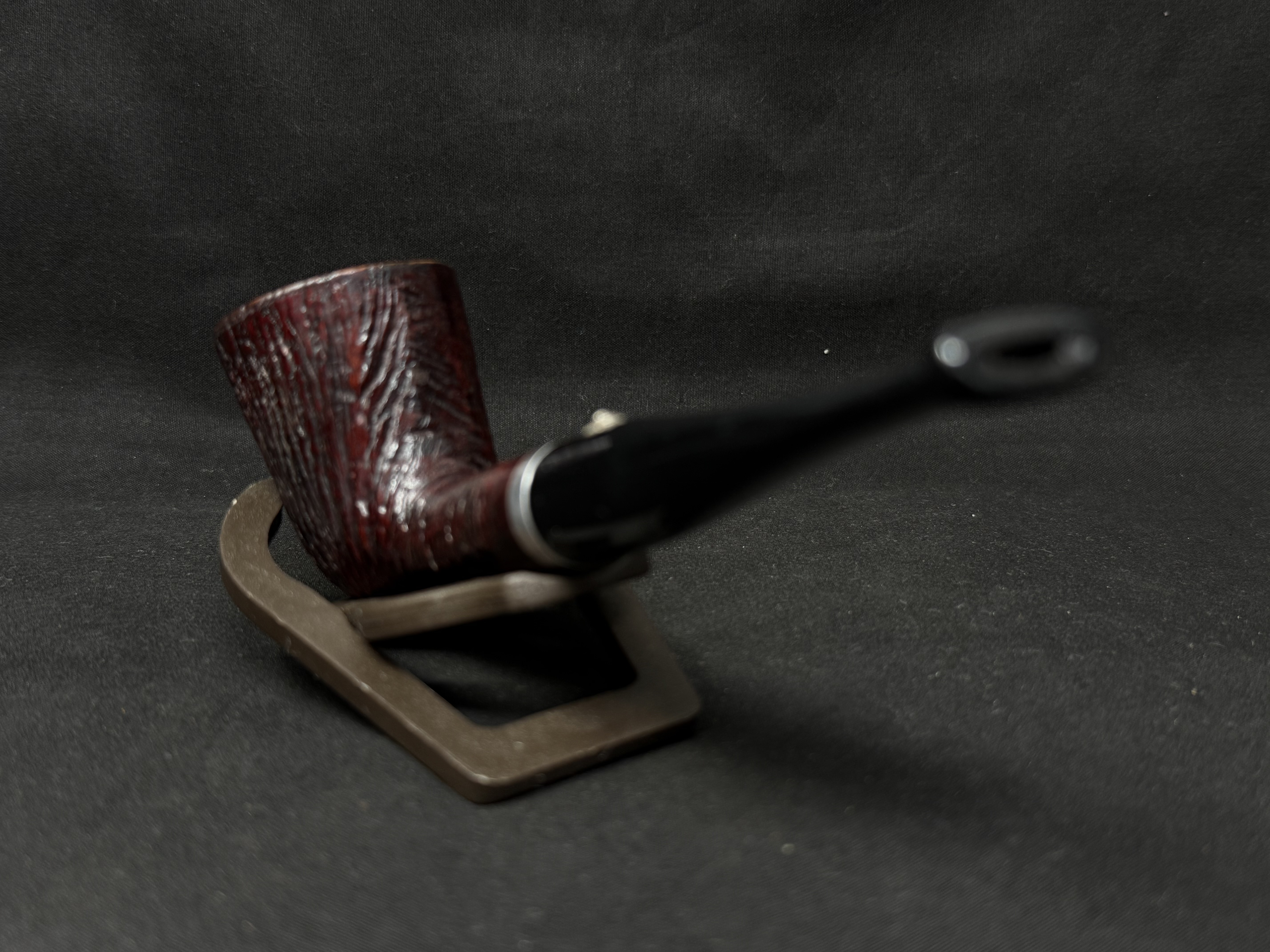 Barling Marylebone Bark 1815 9mm Estate Pipe - English Briar 3