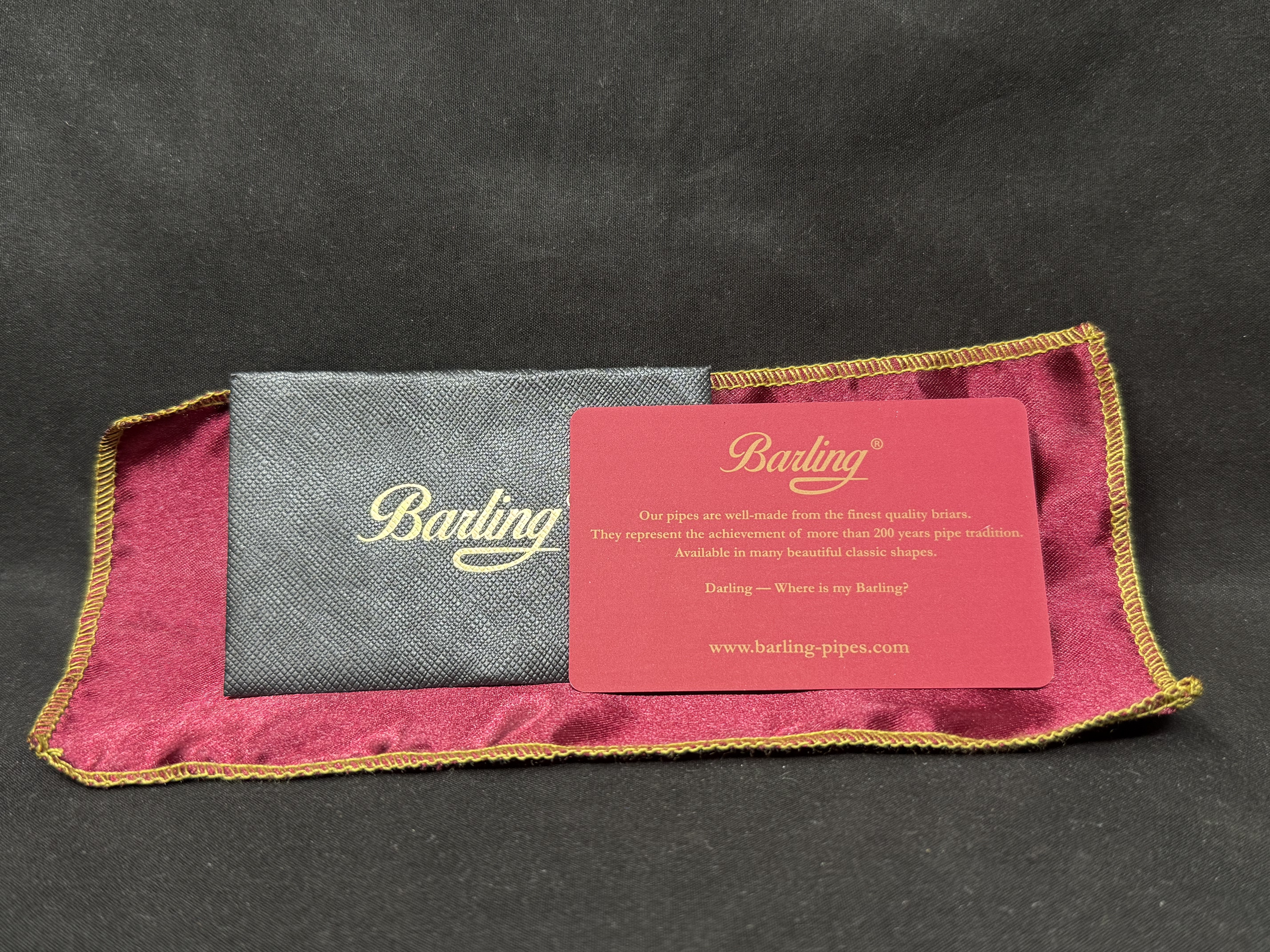 Barling Marylebone Bark 1815 9mm Estate Pipe - English Briar 10