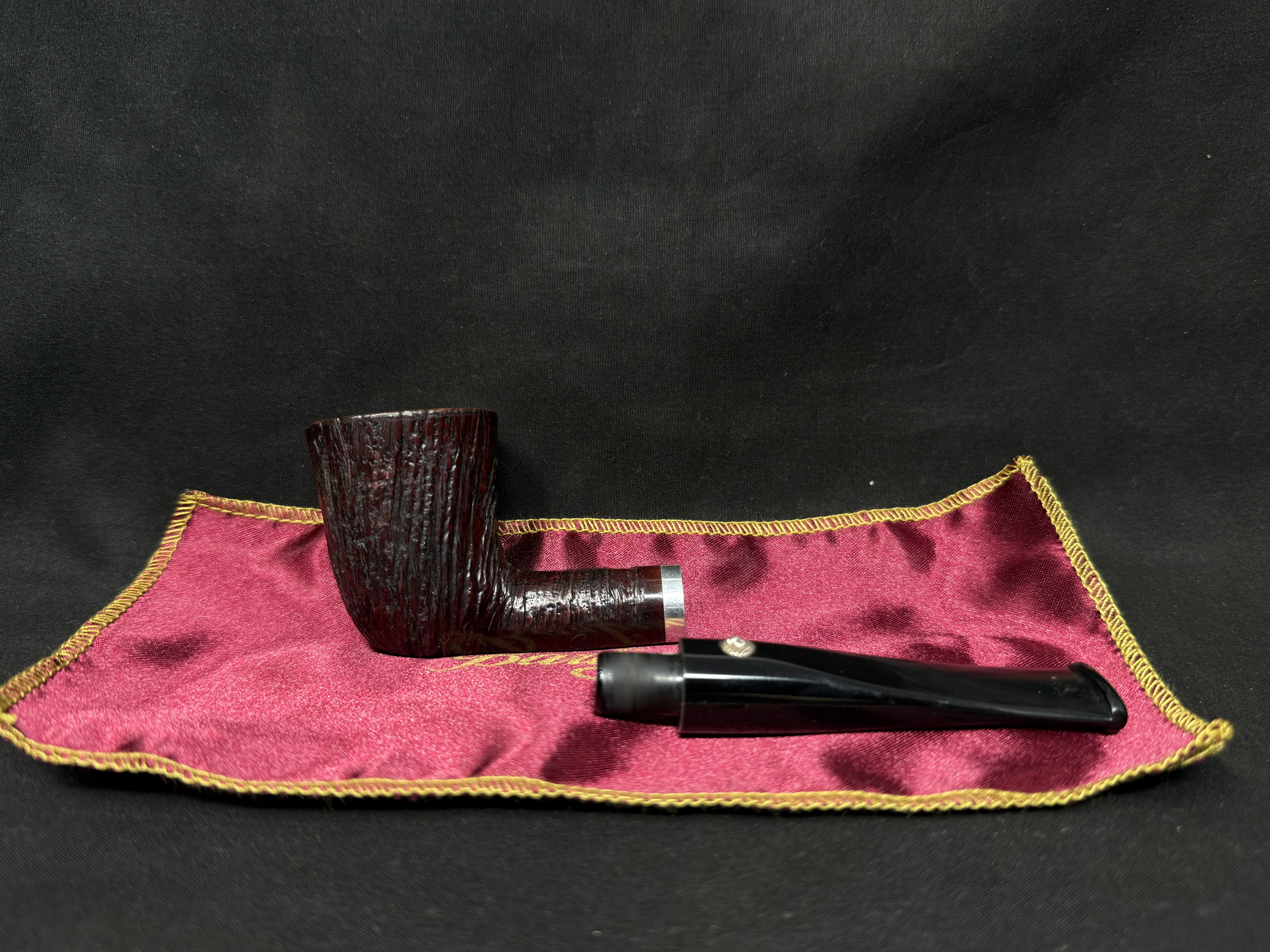 Barling Marylebone Bark 1815 9mm Estate Pipe - English Briar 12