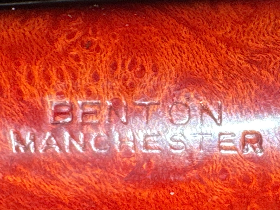Barling T.V.F. 5639 London England Smooth Bent Billiard Estate Pipe, Saddle Stem 13