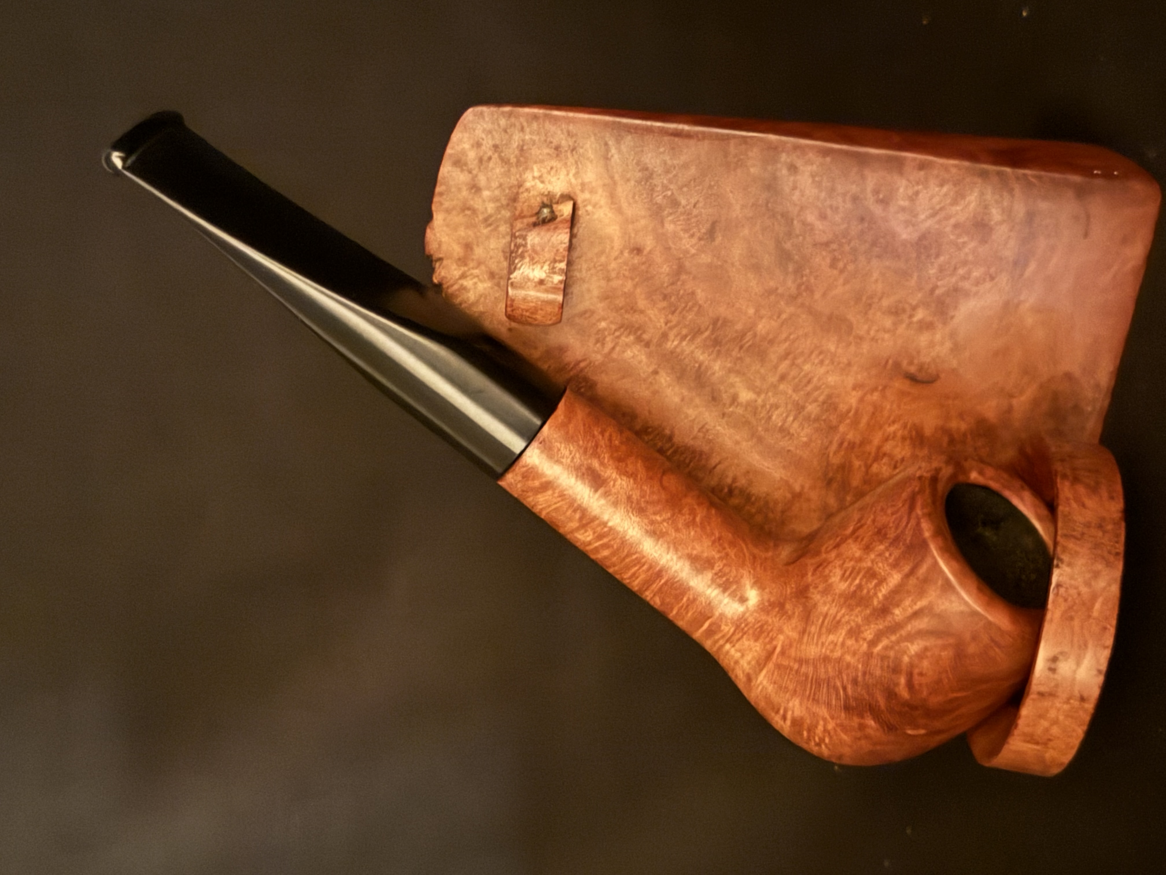 Bellini Straight Billiard Fat Shank Acrylic Tapered Stem 9mm Filter Estate Pipe 2