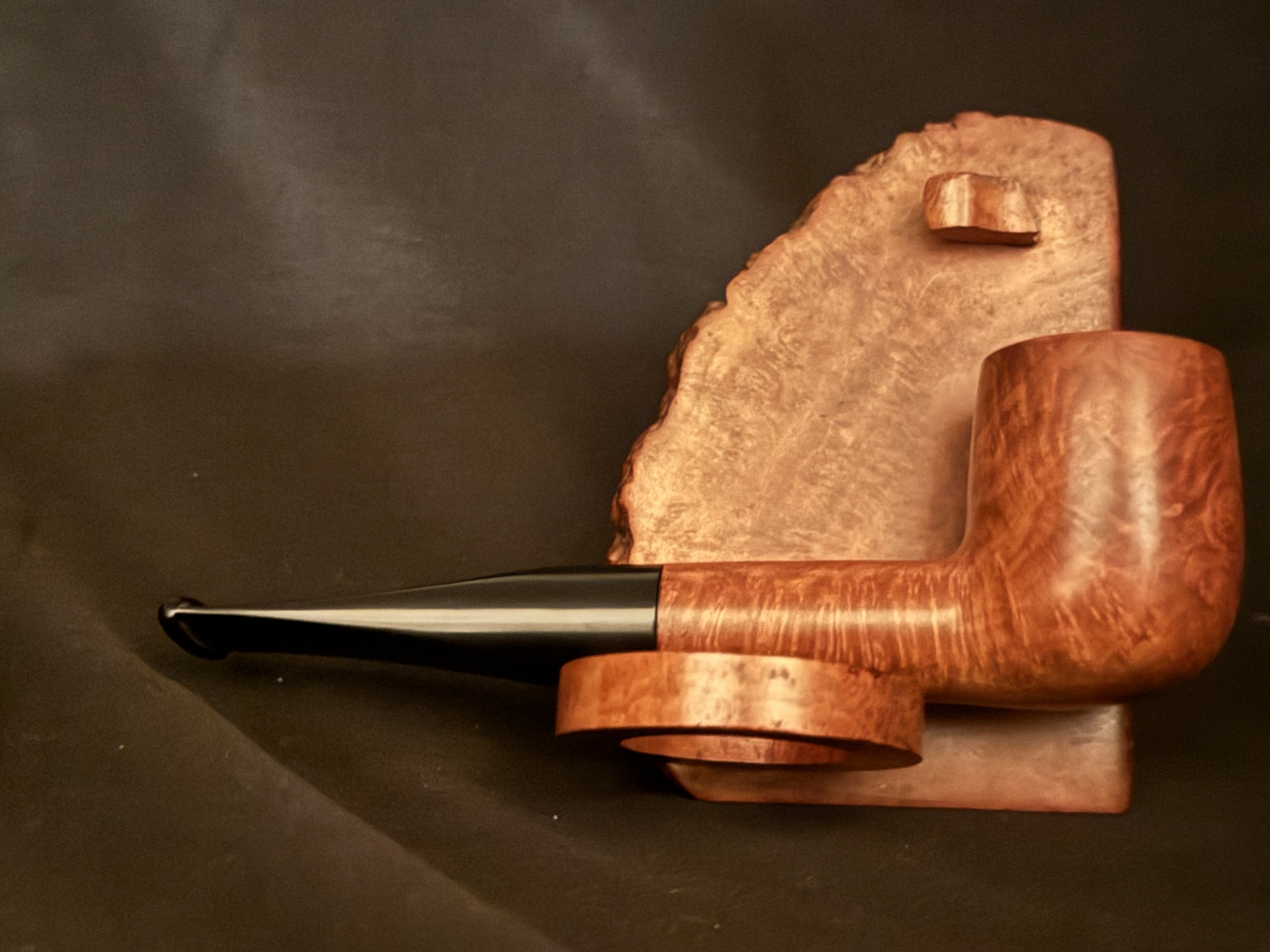 Bellini Straight Billiard Fat Shank Acrylic Tapered Stem 9mm Filter Estate Pipe 4