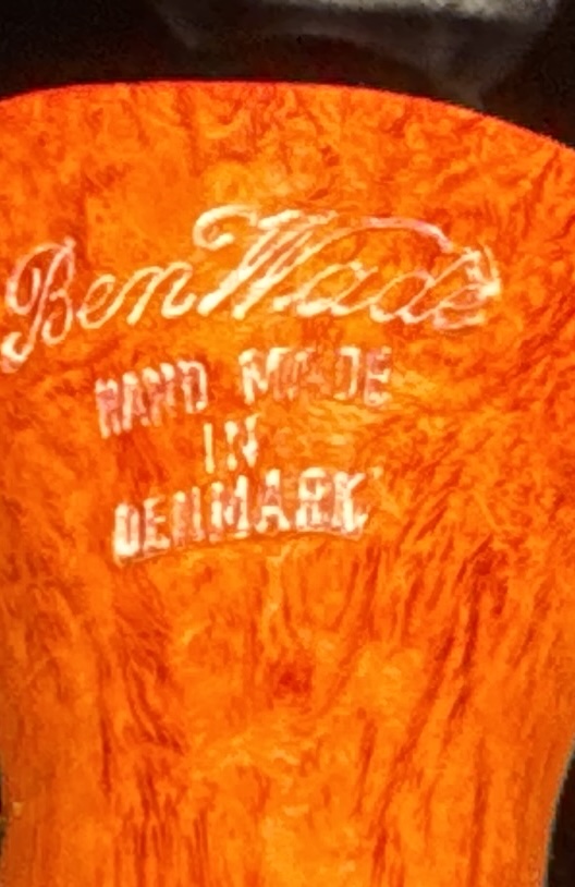 Ben Wade Hand Made Denmark Large Dublin Sitter Vulcanite Saddle Mortise Estate Pipe 12