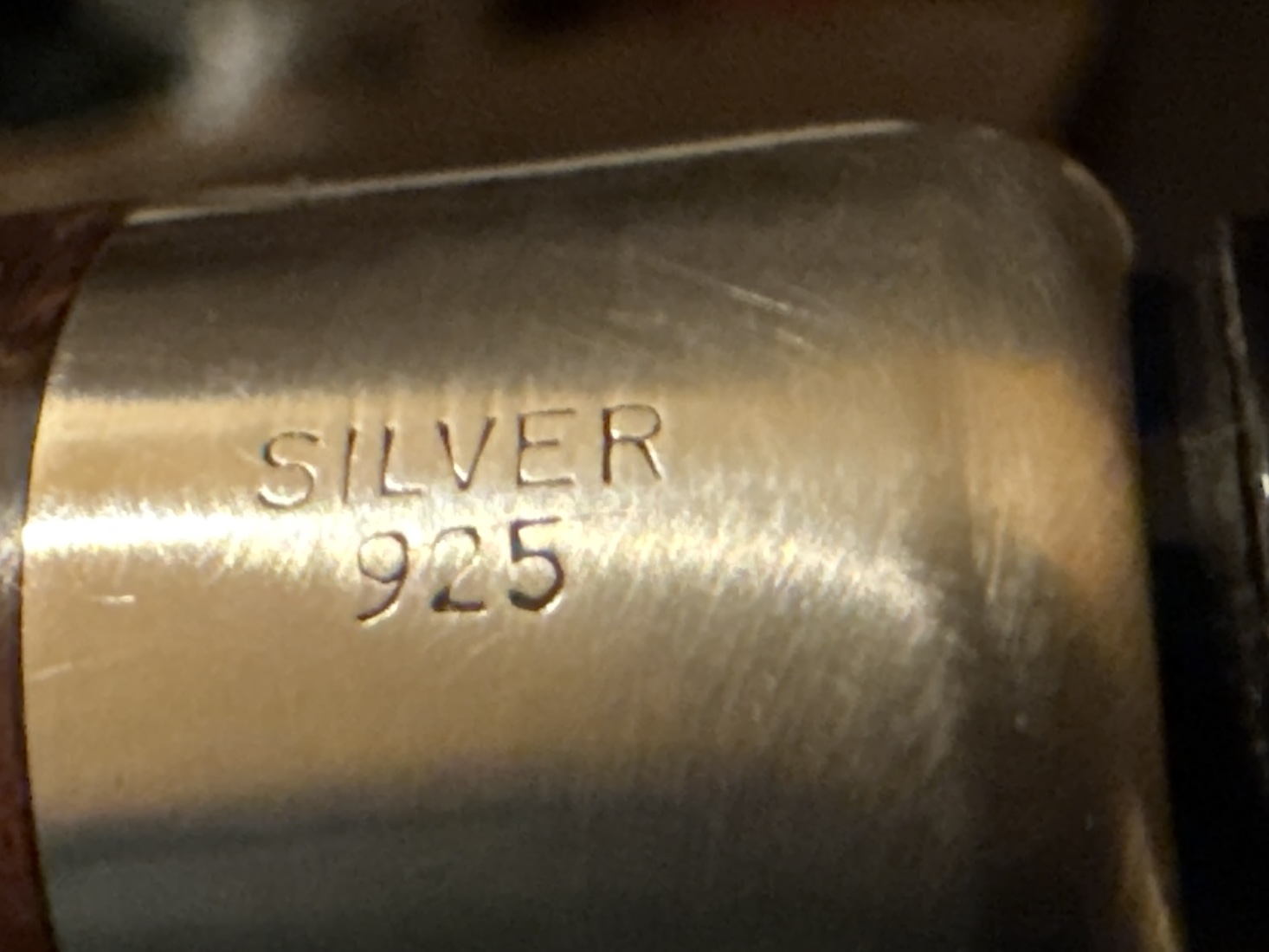 Bentley Former's Design 1-9.111 Slightly Bent Apple Estate Pipe, Sterling Silver Army Mount, 9mm Filter 25