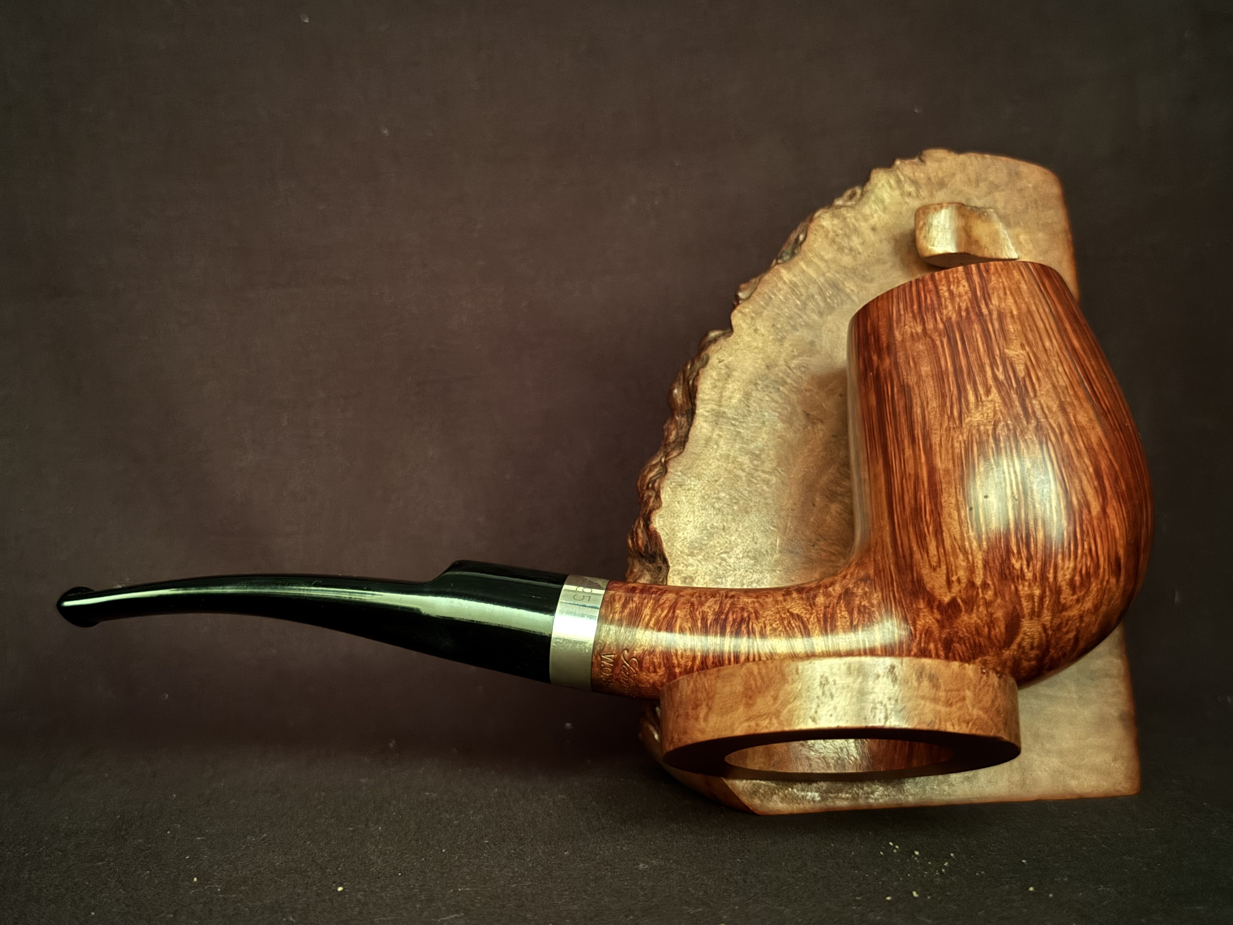 Bentley Jahrespfeife 1995 Bent Billiard Estate Pipe, Schneiderwind Aachen Commission 4