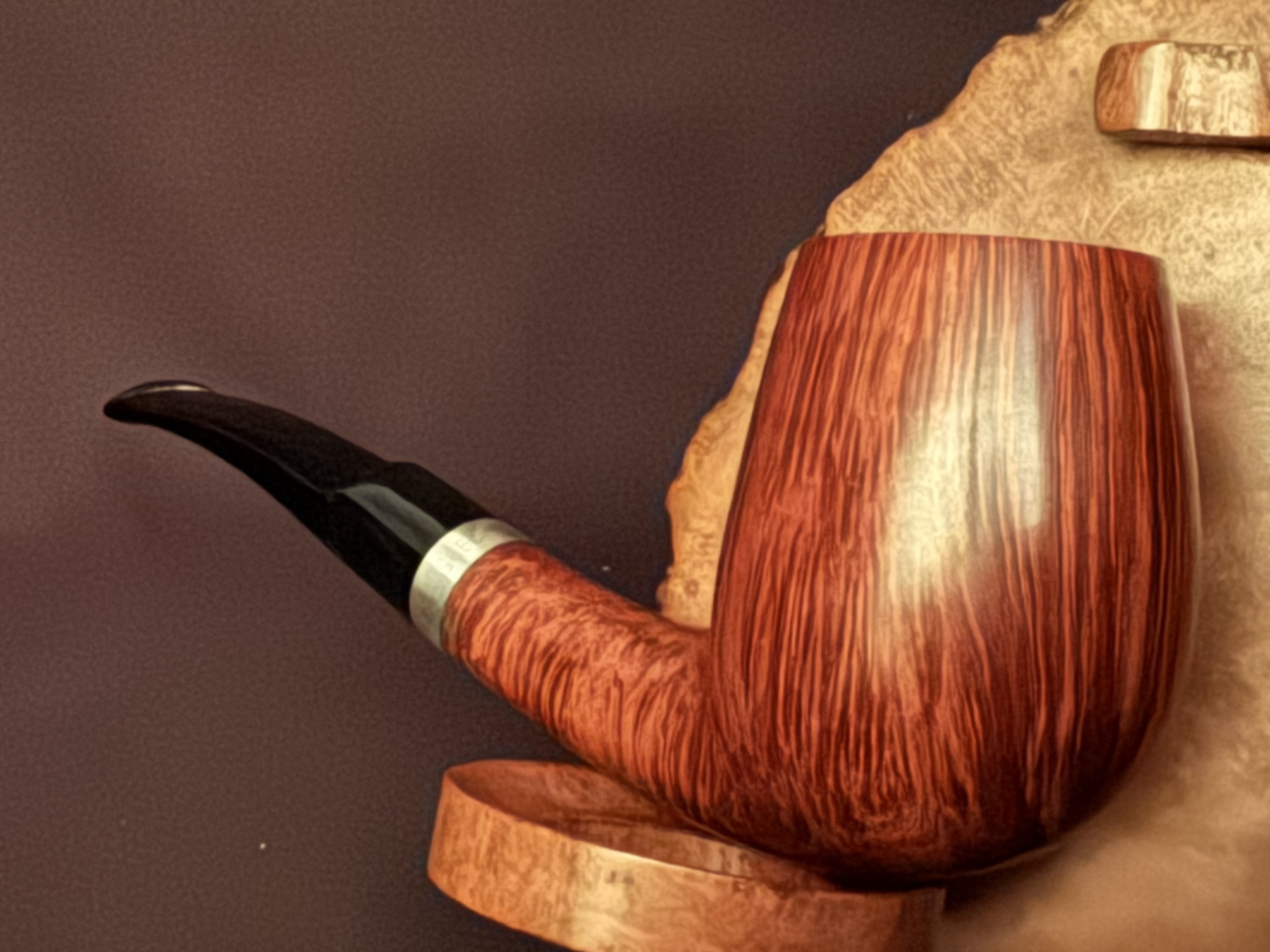 Bentley Jahrespfeife 1995 Bent Billiard Estate Pipe, Schneiderwind Aachen Commission 8